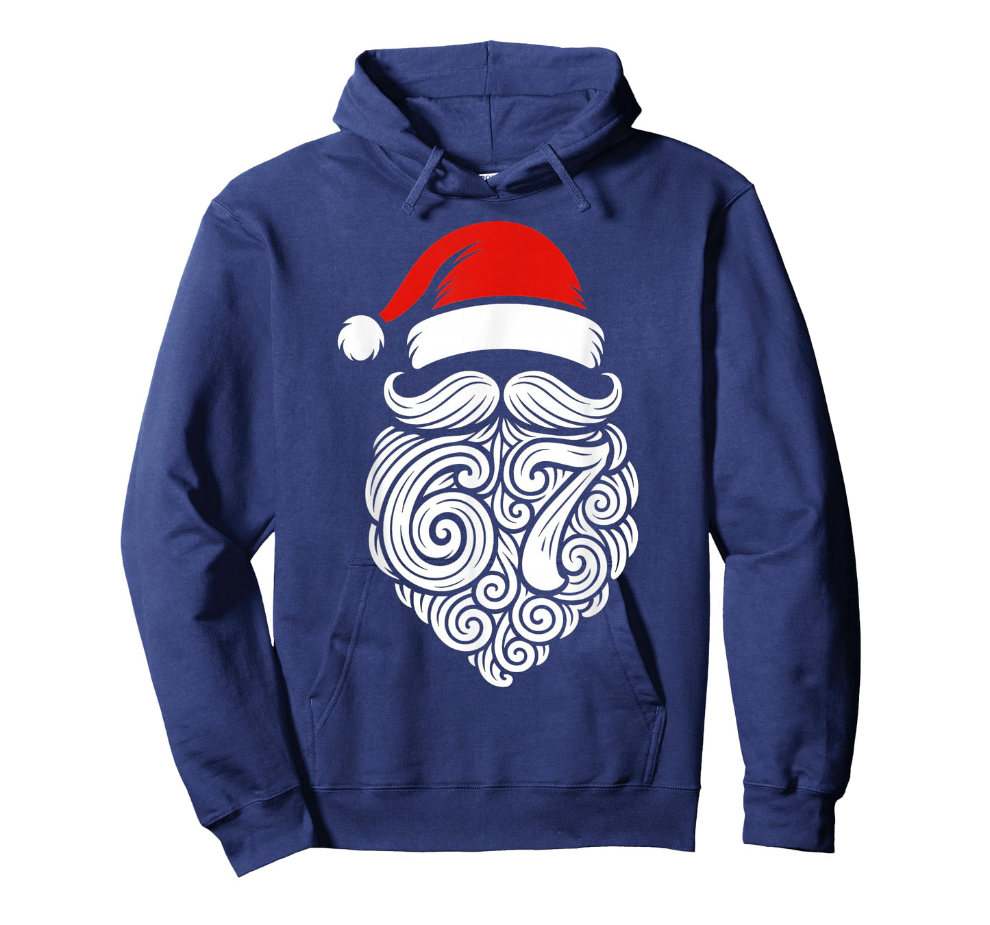 Funny Six Seven 6 7 Meme Santa Christmas Shirt Men Boys Teen T-Shirt