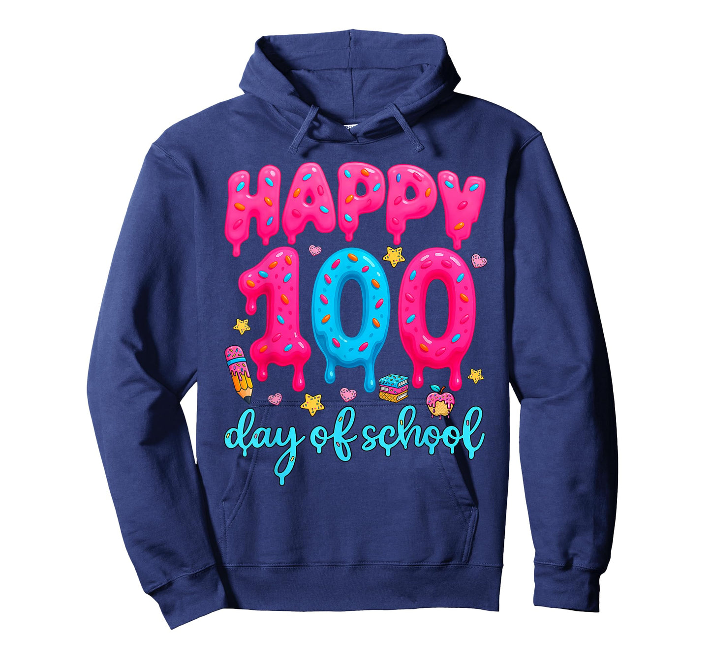 Happy 100th Day of School Teachers Student 100 Days Smarter T-Shirt