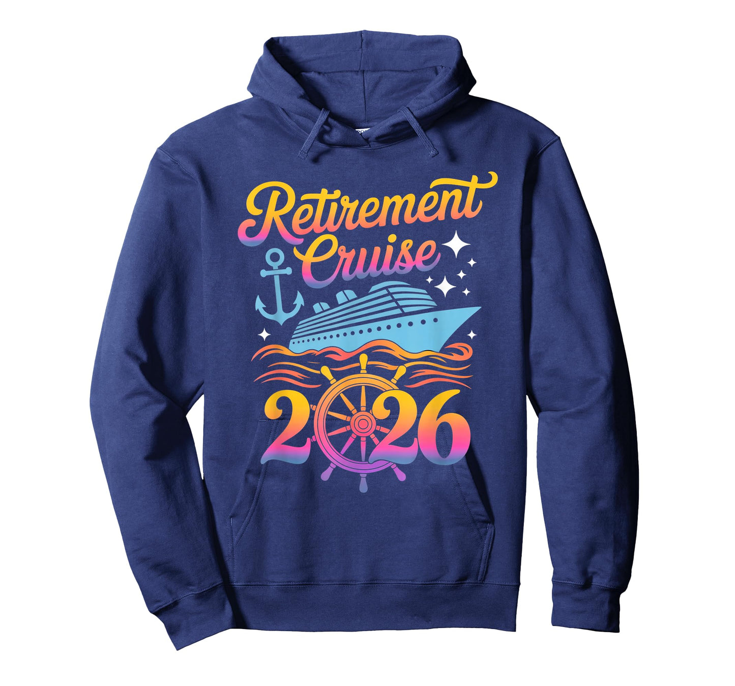 Retirement Cruise 2026 Squad Cruising Retired Fun Men Women T-Shirt