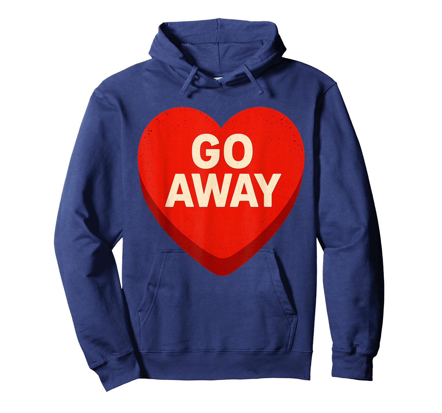 Anti Valentines Day Goth Emo Candy Heart Go Away T-Shirt