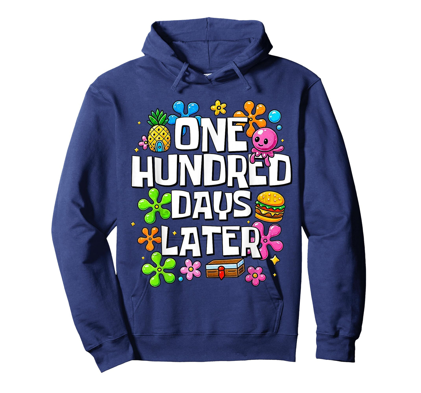 100Th One Hundred Days Funny 100 Days of School Kids Later T-Shirt