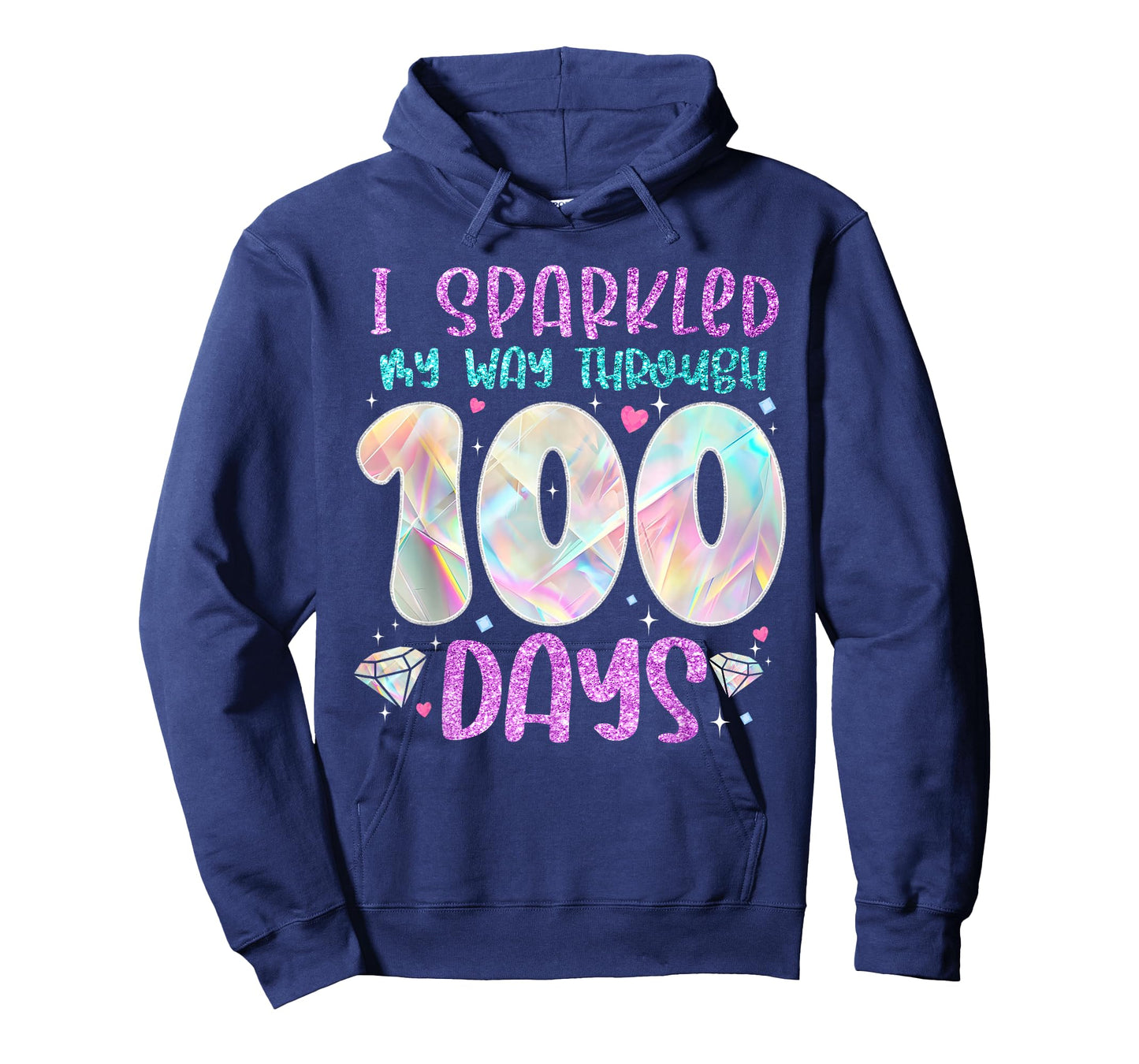 Funny 100 Days of School Teacher Student Kids 100th Day T-Shirt