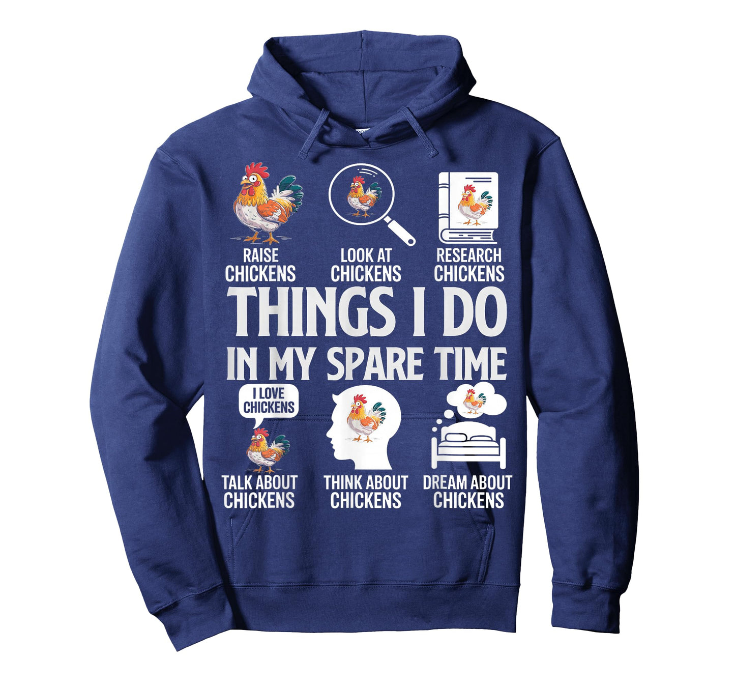 Funny Things I Do in My Spare Time Funny Farmar Farm Chicken T-Shirt