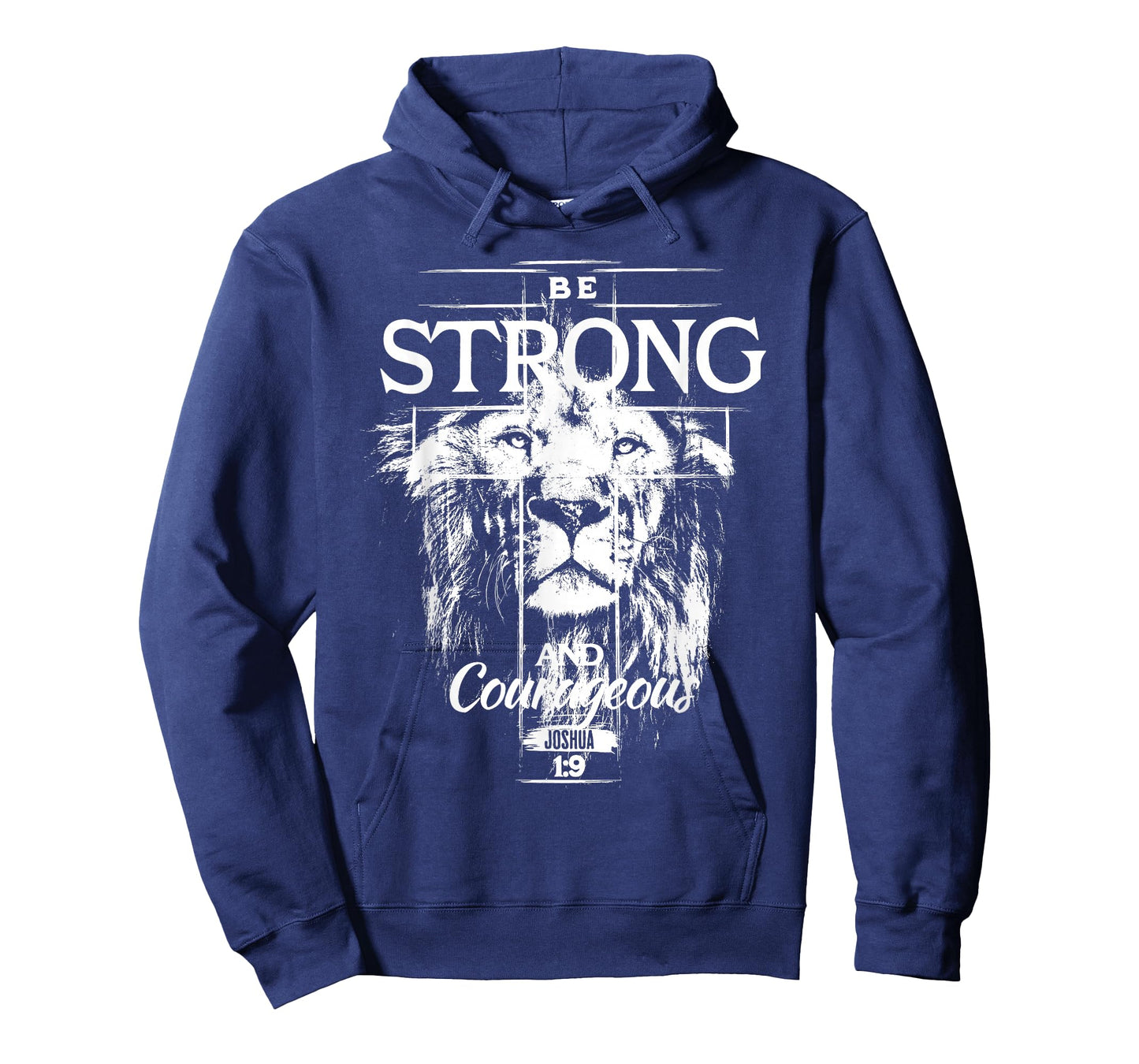 Be Strong and Courteous Christian Jesus Faith Bible Verse T-Shirt