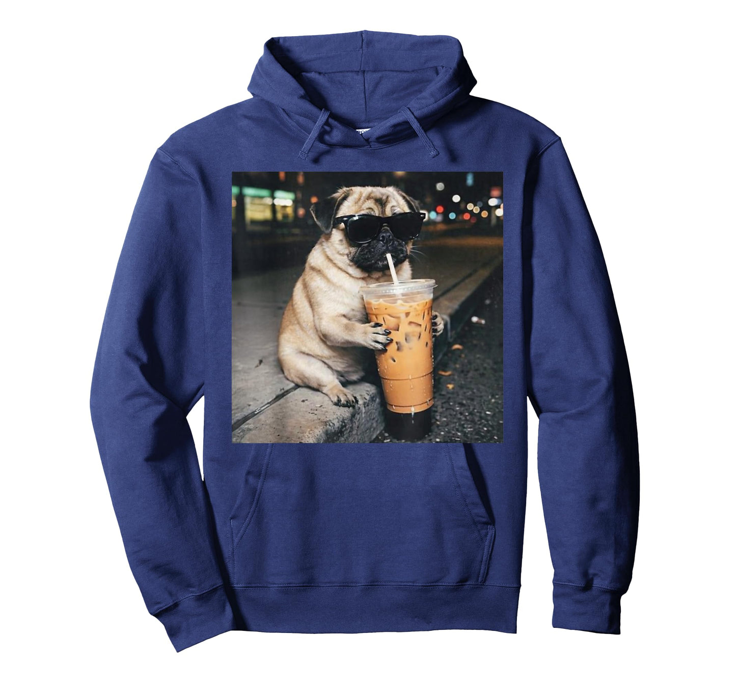 Pug Iced Coffee T-Shirt
