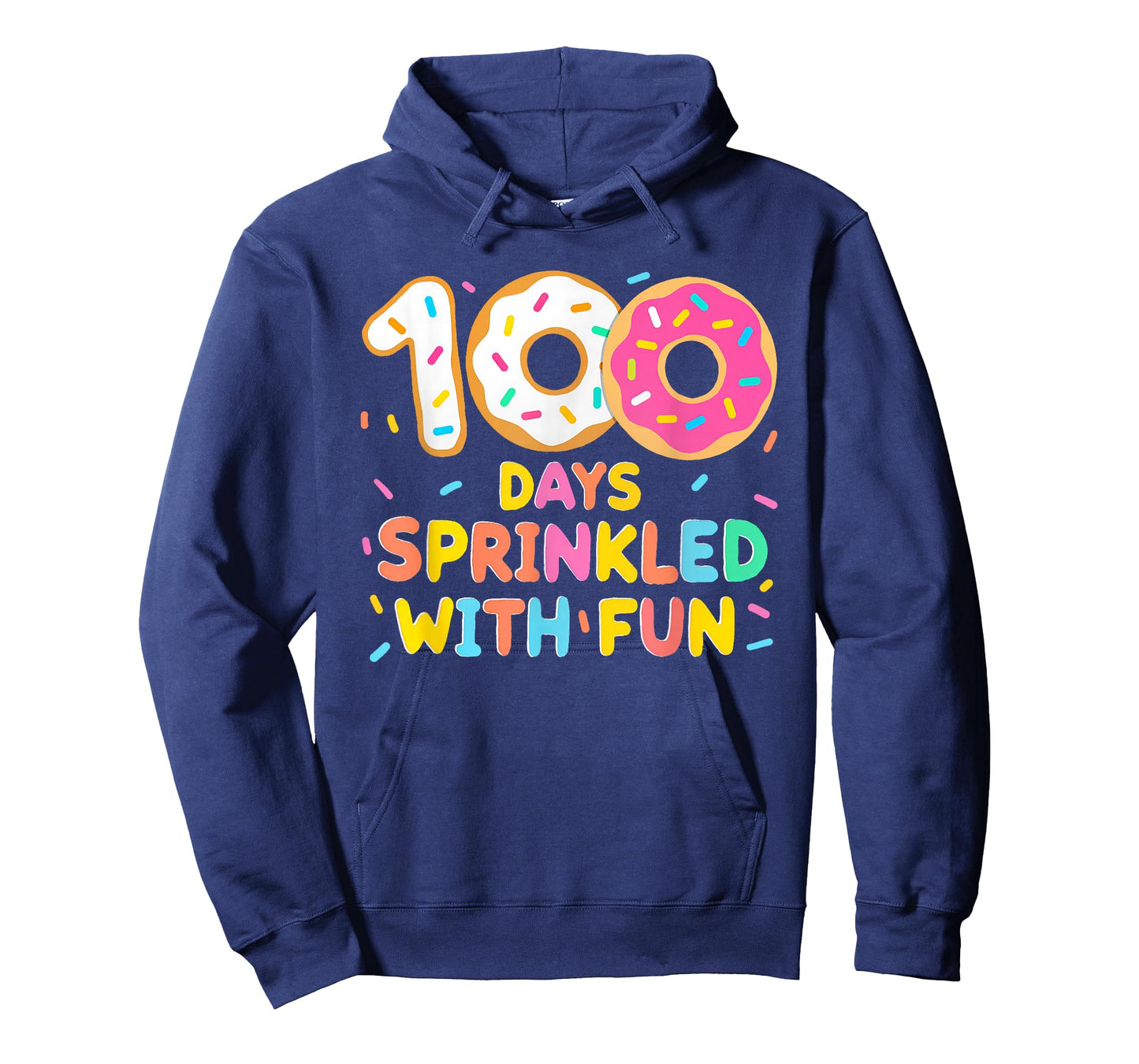 100 Days Sprinkled with Fun 100th Day of School Donut Girls T-Shirt