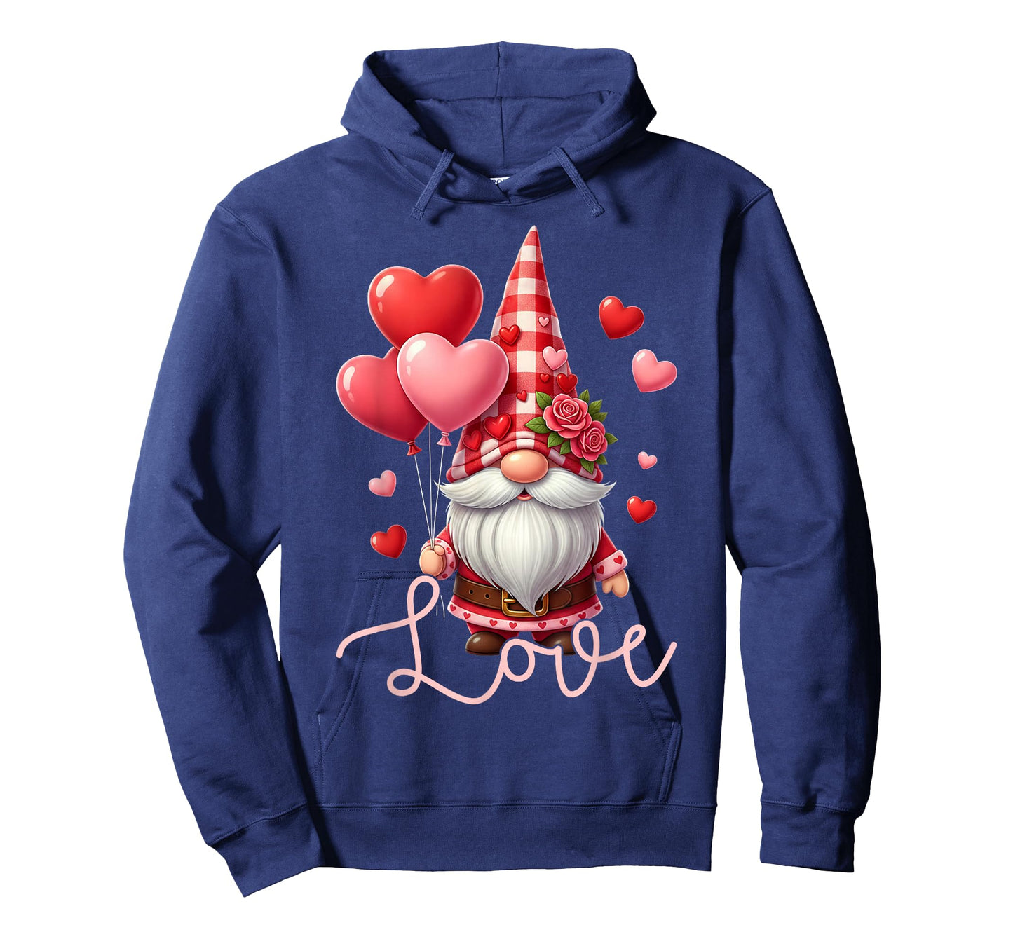 Love Valentines Gnomes Cute Red Hearts Gnome Women Girls T-Shirt