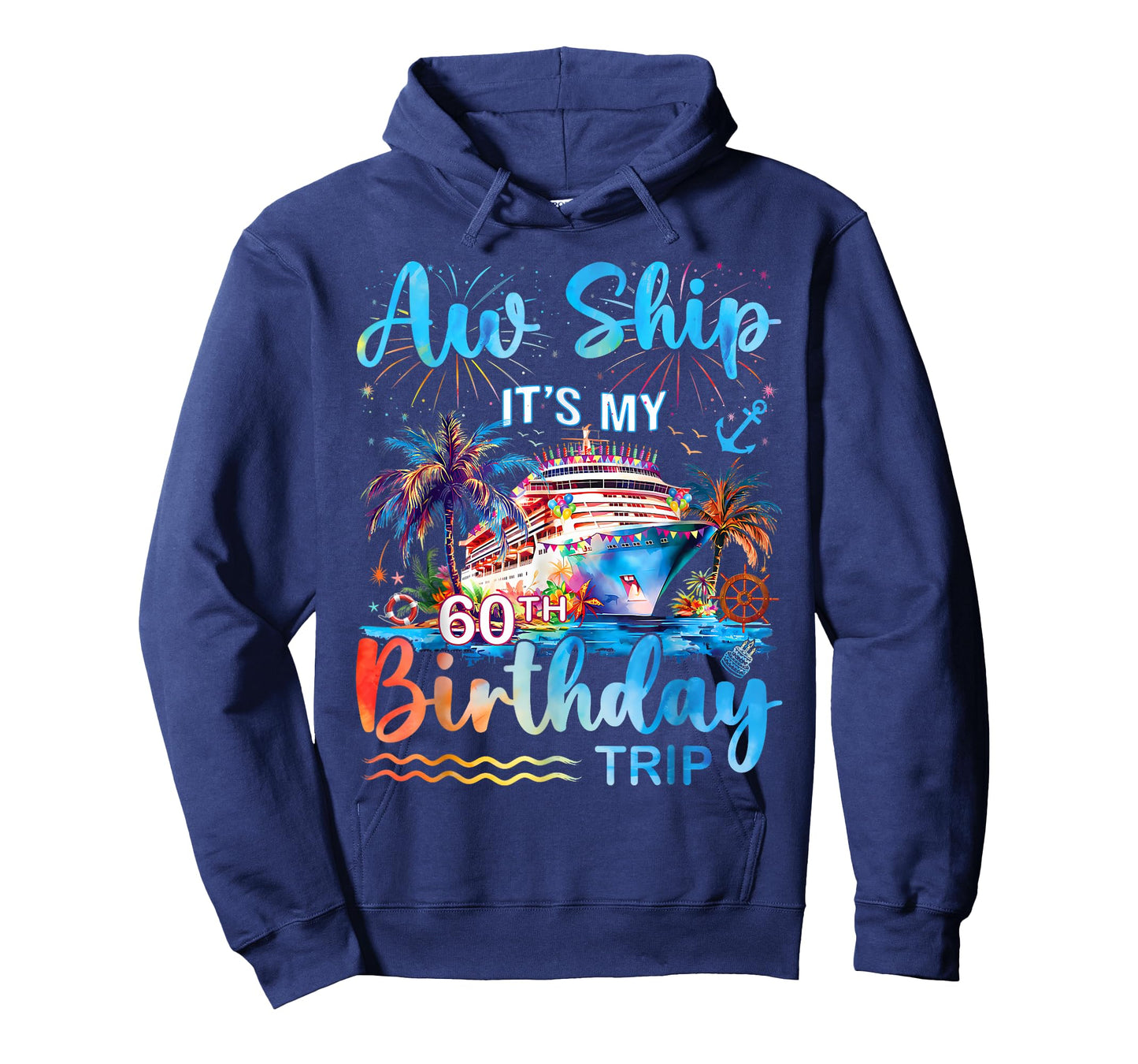 It's My 60th Birthday Trip Cruise Vacation Matching Cruising T-Shirt