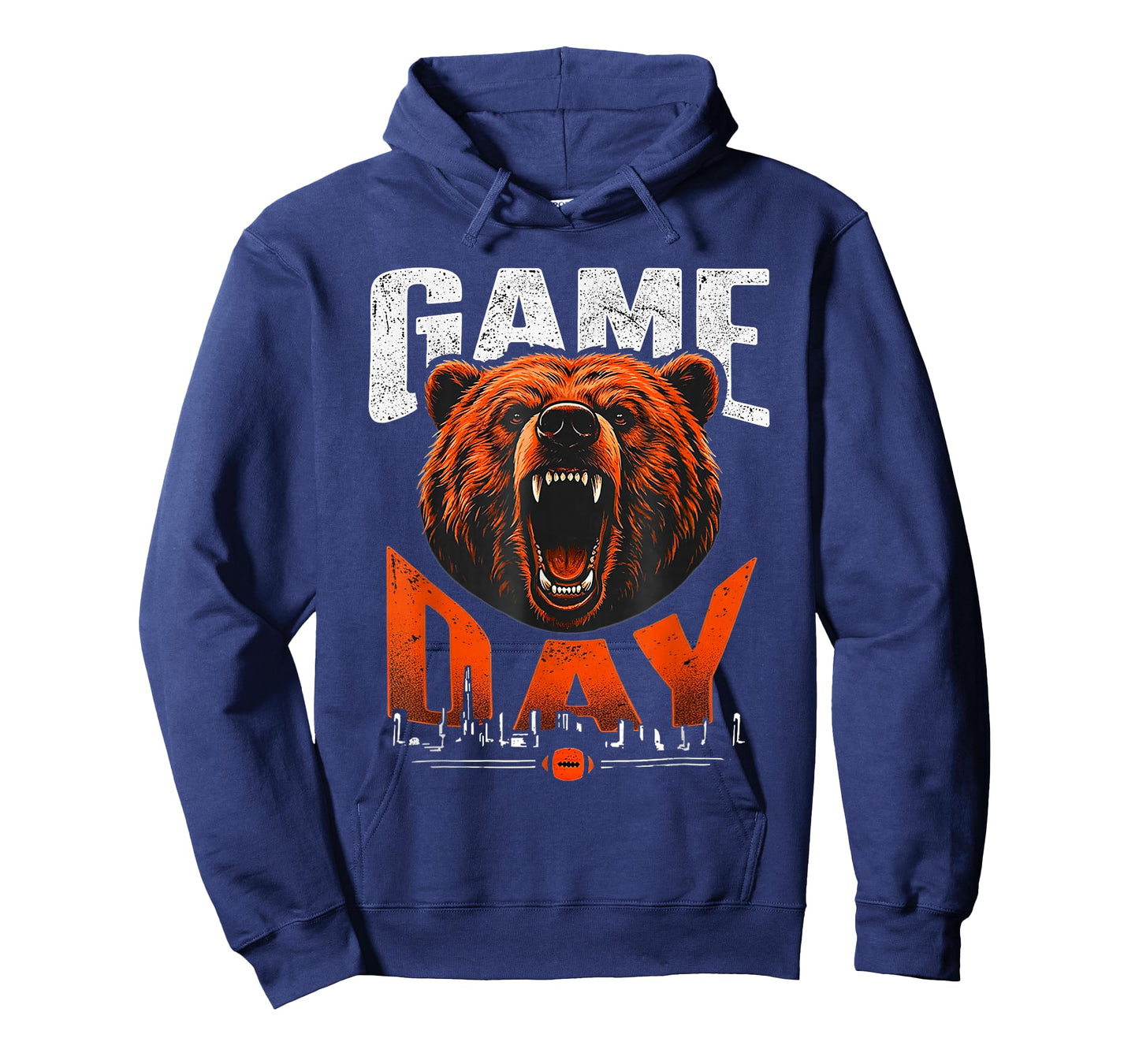 Game Day Funny Bear Men Women Vintage T-Shirt