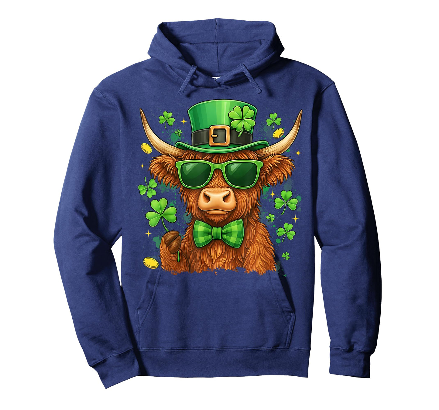St. Patricks Day Funny Heifer Cow Shamrocks Men Women Kid T-Shirt
