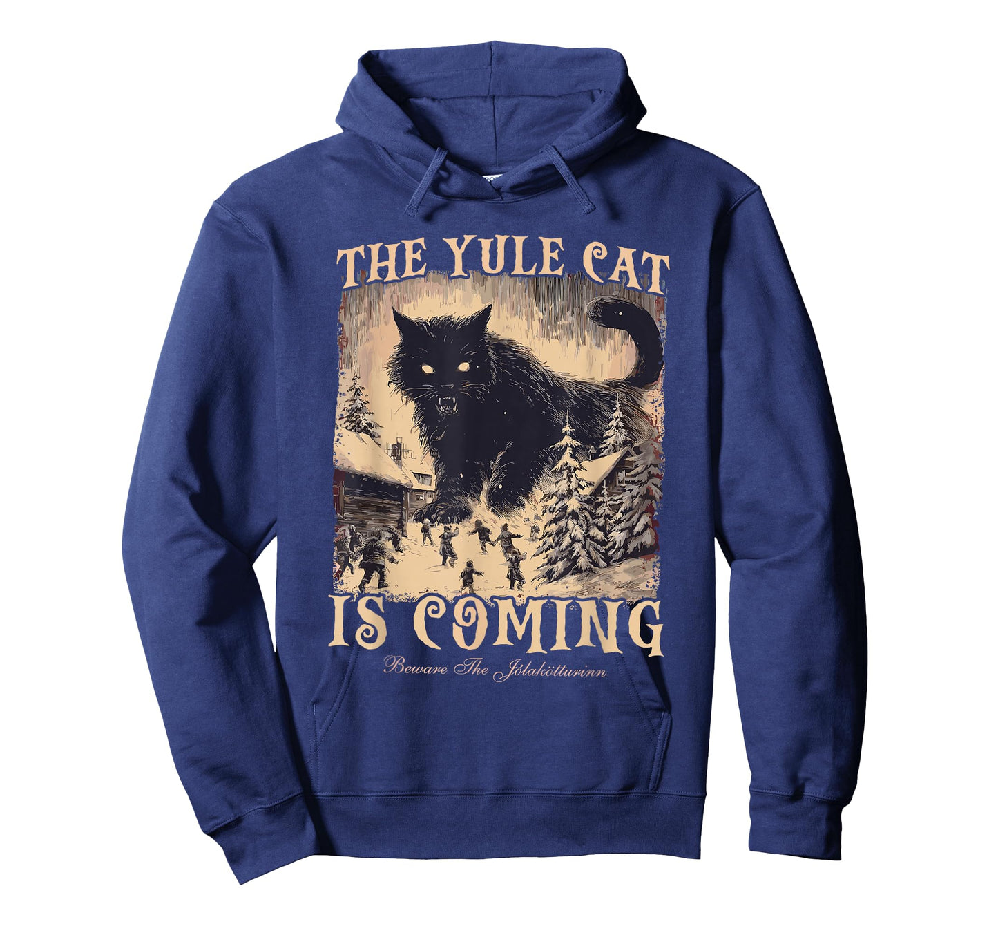 The Yule Cat is Coming Icelandic Christmas Cat Mom Cat Lover T-Shirt