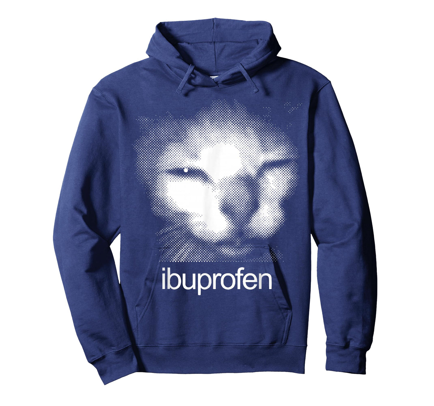 Funny Ibuprofen Cat Meme Retro Ugly Cat Face Mens Women T-Shirt