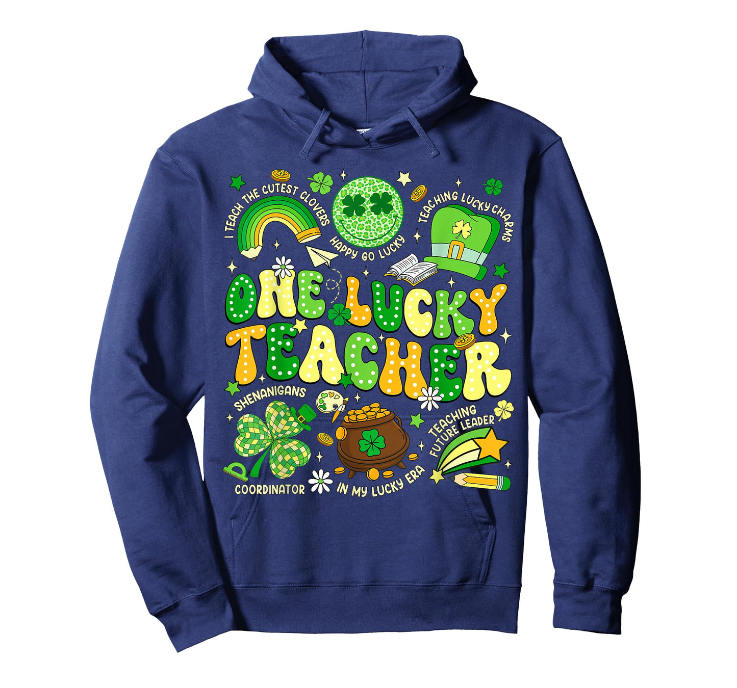 One Lucky Teacher St Patrick's Day Irish Teacher Lucky Era T-Shirt