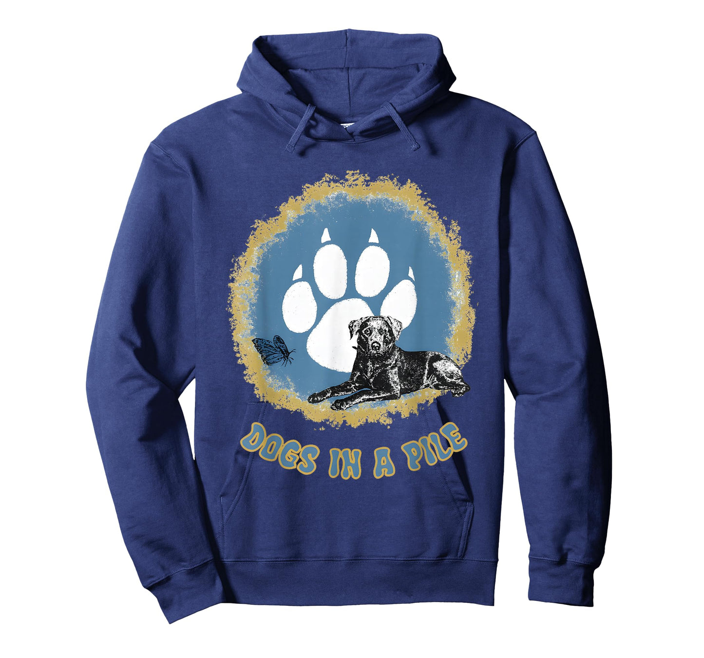 Dogs in A Pile Funny for Men Women T-Shirt