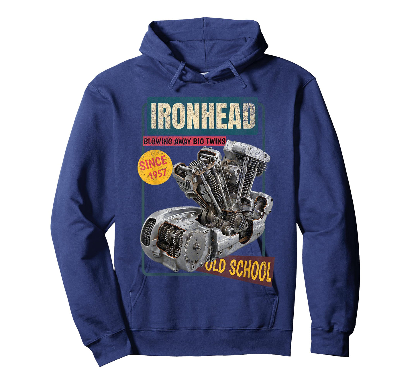 Ironhead Motorcycle Engine Old School Since 1957 T-Shirt