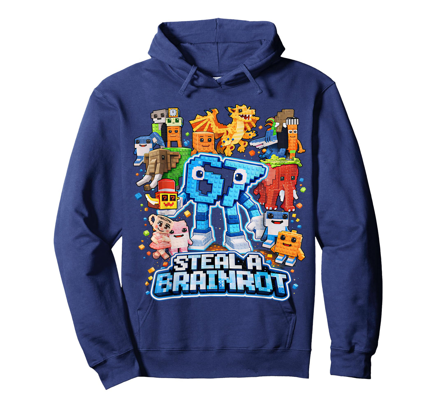 Six Seven 67 Steal a Brainrot Meme Gifts for Boys Kids Teen T-Shirt