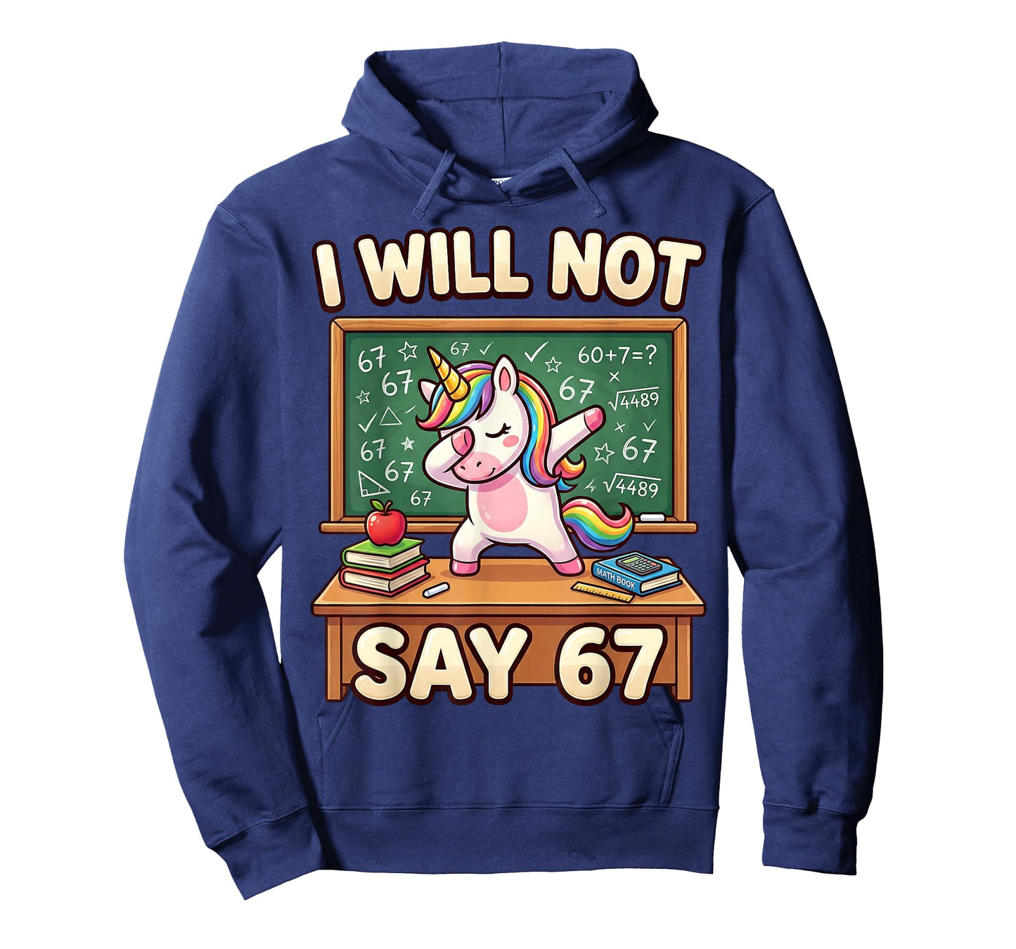 67 Unicorn for Girls Six Seven Meme Brainrot Funny Boys Kid T-Shirt