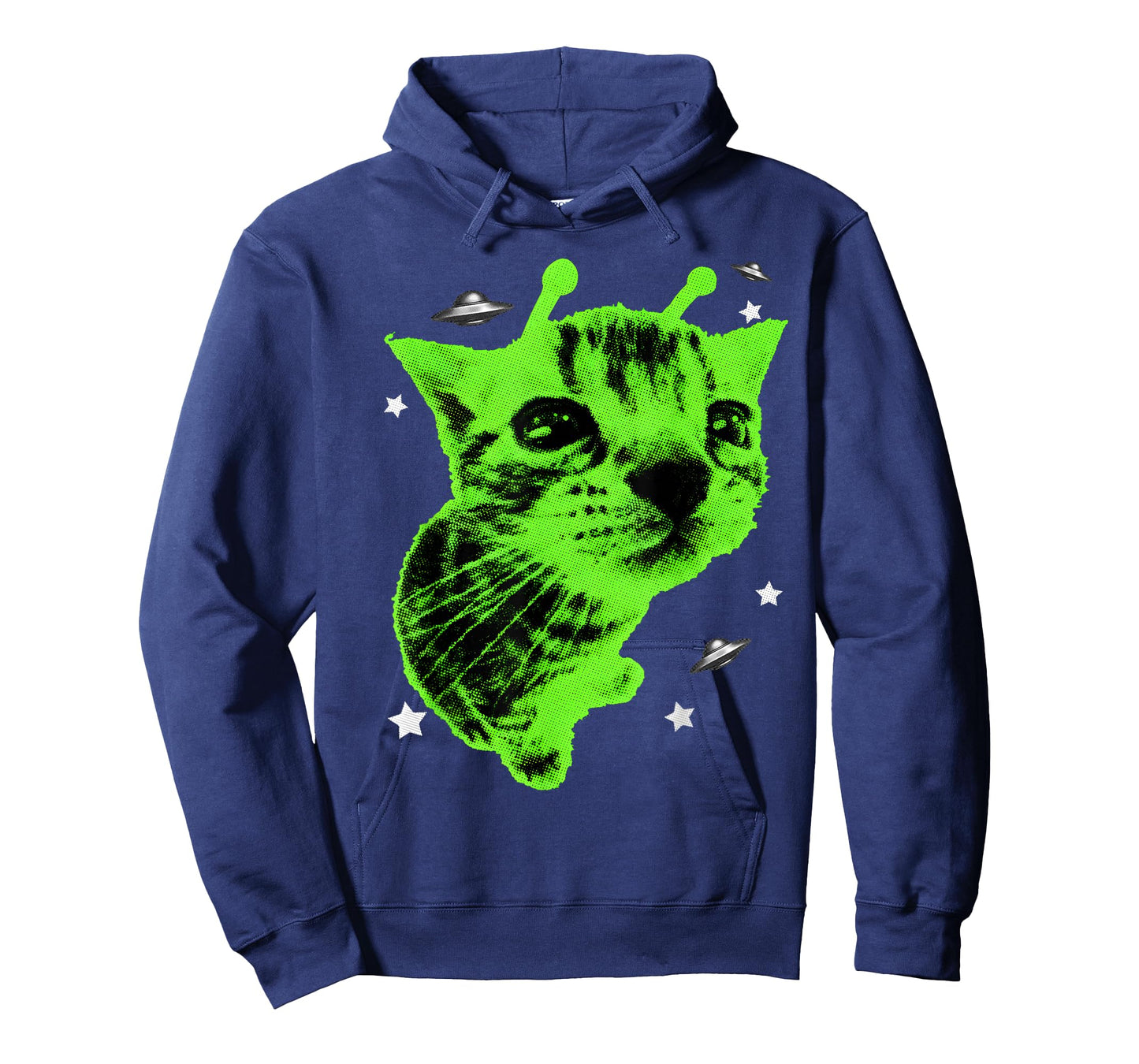 Glerp Glorp Funny Alien Cat Meme Gnarp Cat Silly Y2K Gift T-Shirt