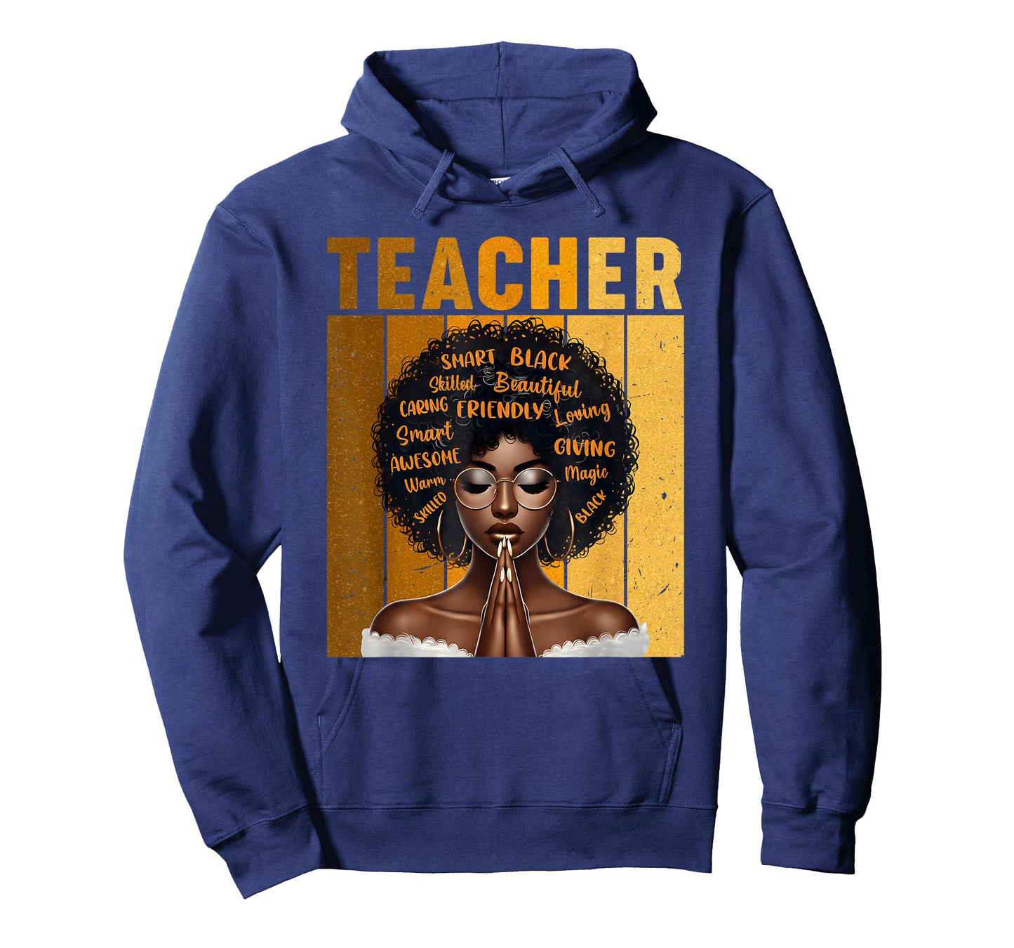 Black Teacher Magic Black History Month Afro Hair Melanin T-Shirt