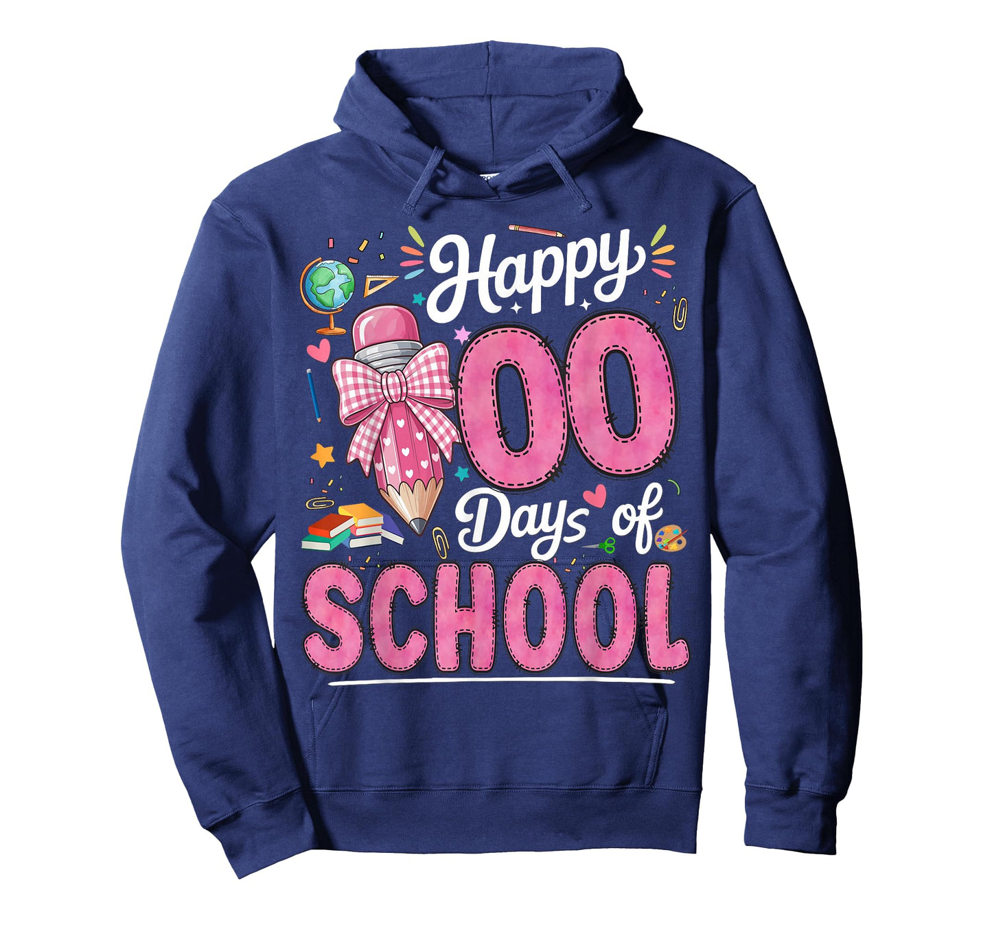 Happy 100 Days of School Teacher Girls Kids T-Shirt
