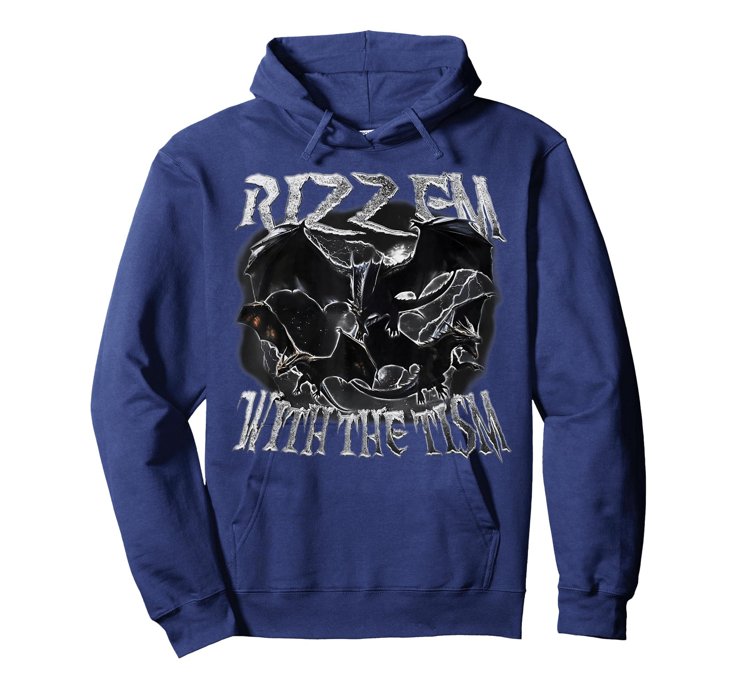 Autism Awareness Rizz Em with The Tism Meme Autistic Dragon T-Shirt