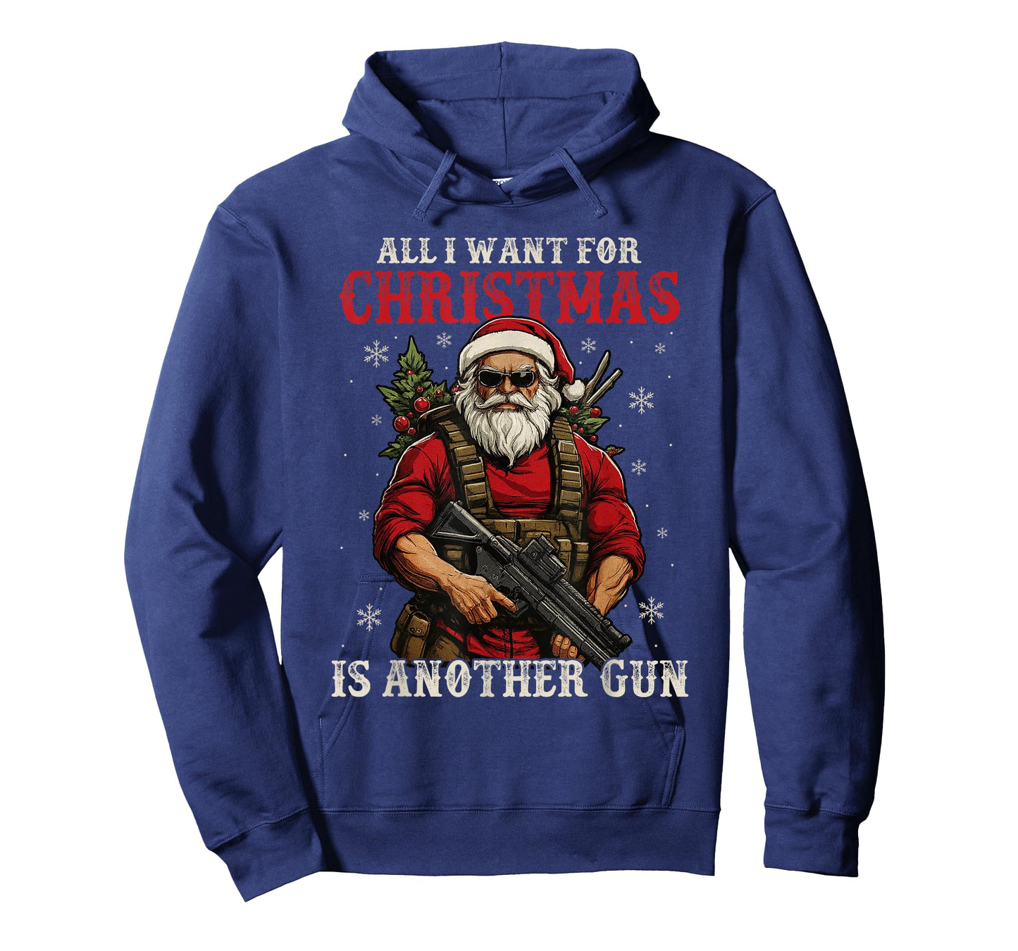 All I Want-for Christmas is Another Gun Funny Santa Xmas T-Shirt