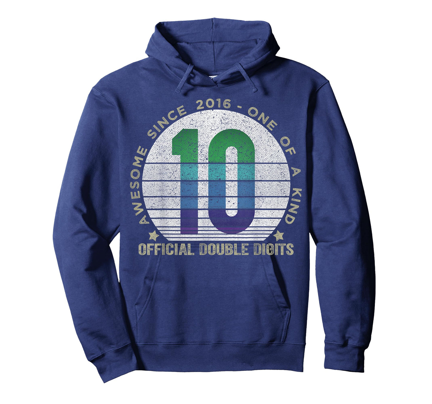 Official Double Digits 10 Year Old Gifts Vintage 2016 Boys T-Shirt