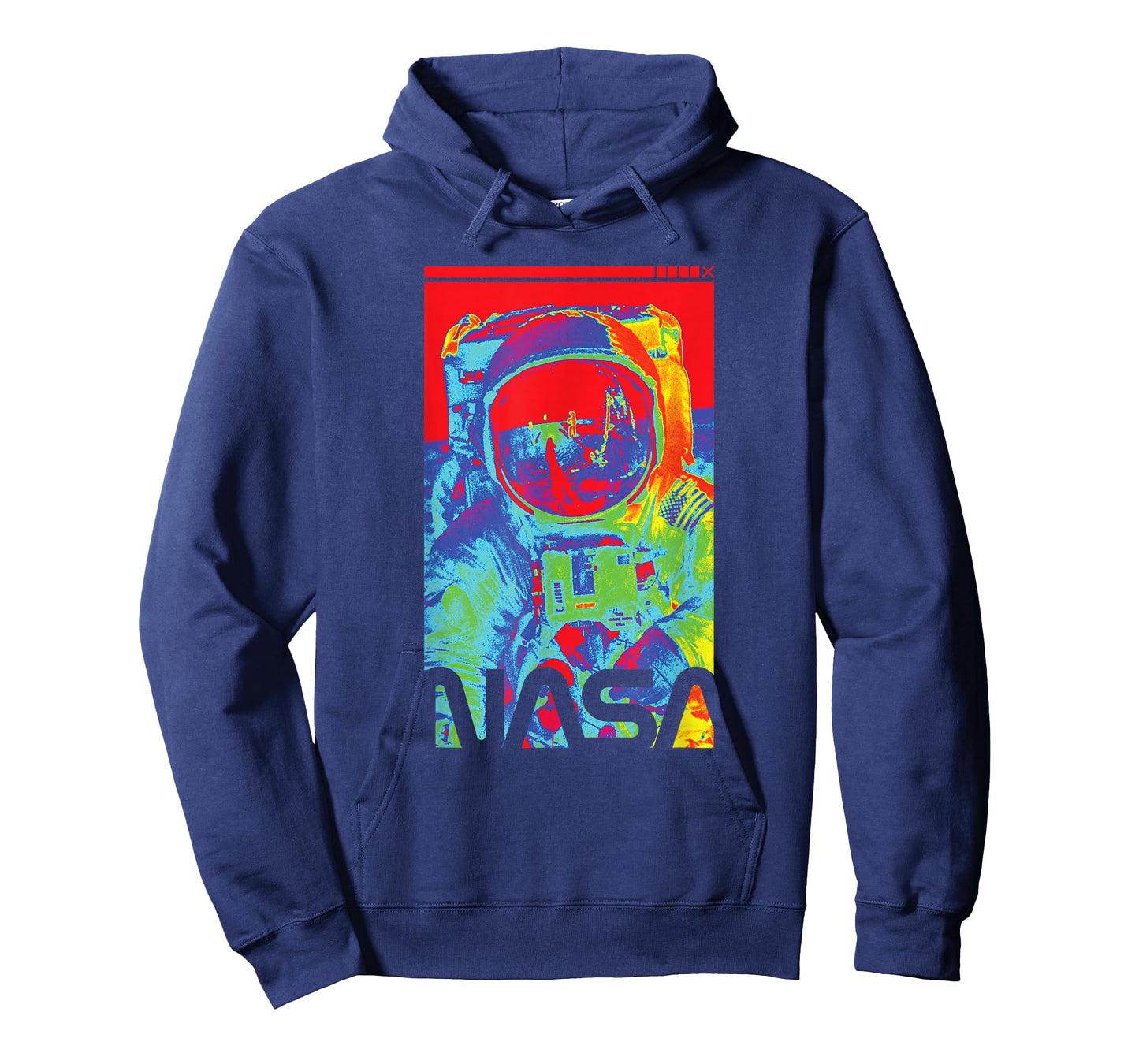 NASA Infrared Astronaut Colorful Spacesuit Photo Science T-Shirt