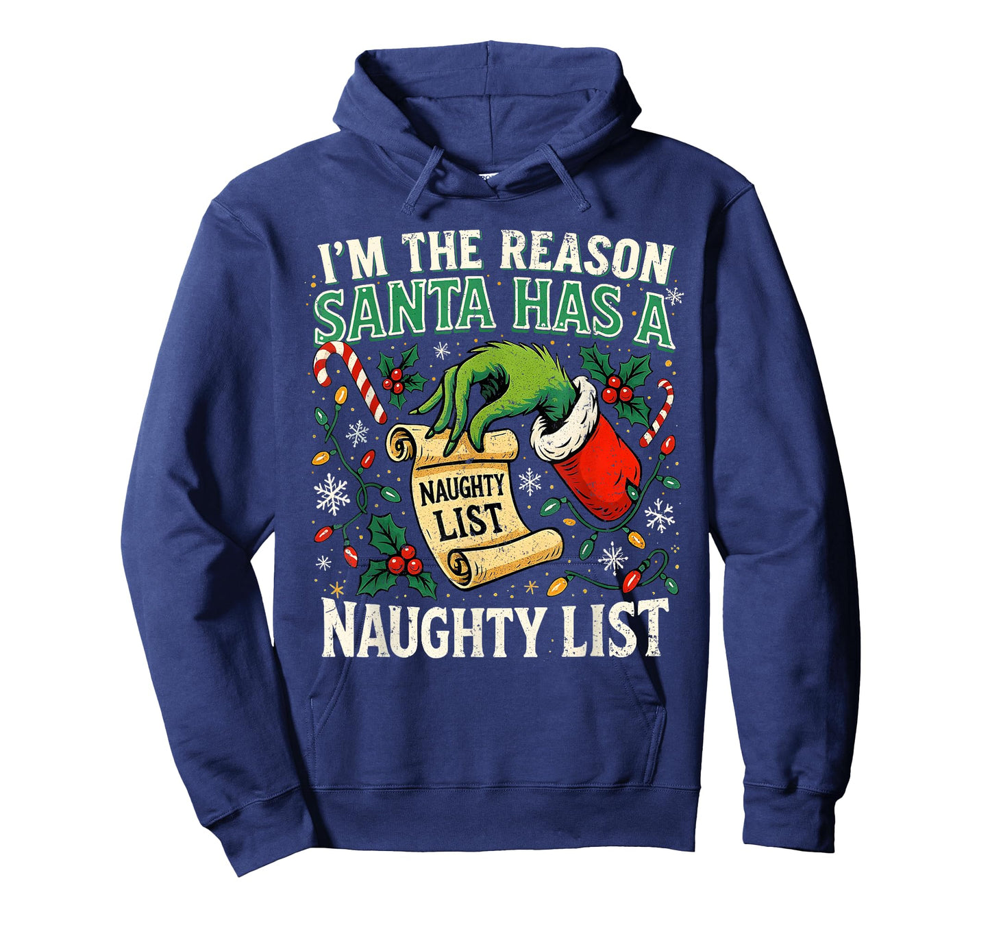 I’m The Reason Santa Has a Naughty List Funny Xmas T-Shirt