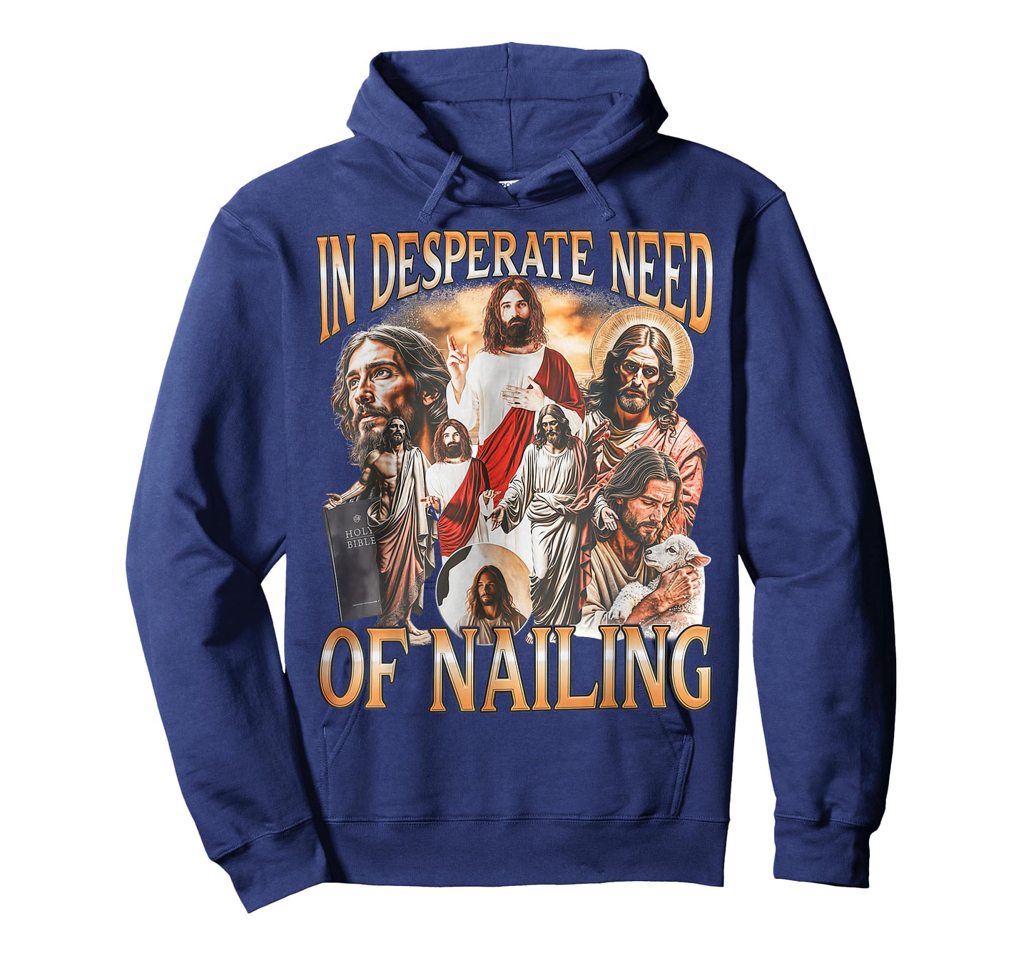 Retro in Desperate Need of Nailing Holy Bible Jesus T-Shirt