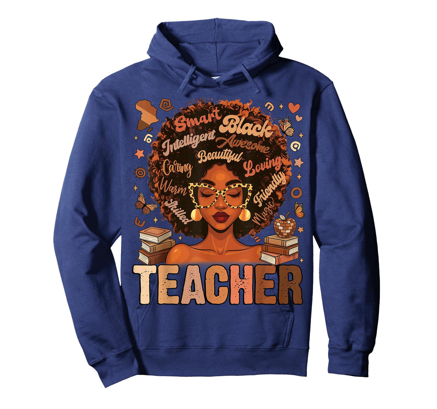 Black Teacher Magic Black History Month Afro Hair Melanin T-Shirt