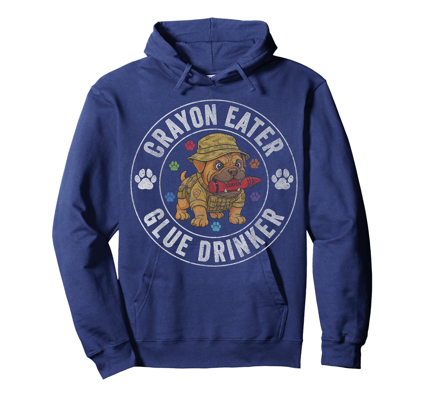 Crayon Eater Foot Grunt Soldier Military Funny Veterans Day T-Shirt