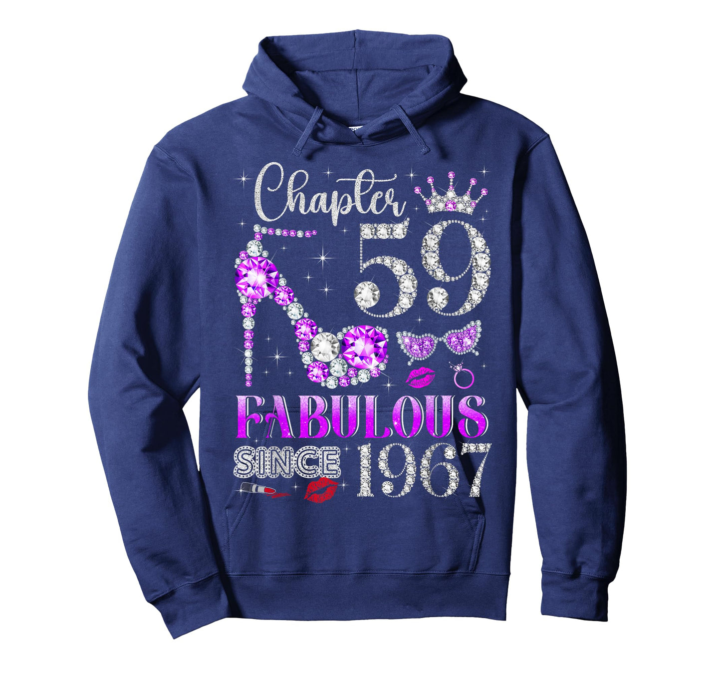Chapter 59 Fabulous Since 1967 59Th Birthday Ladies Girls T-Shirt