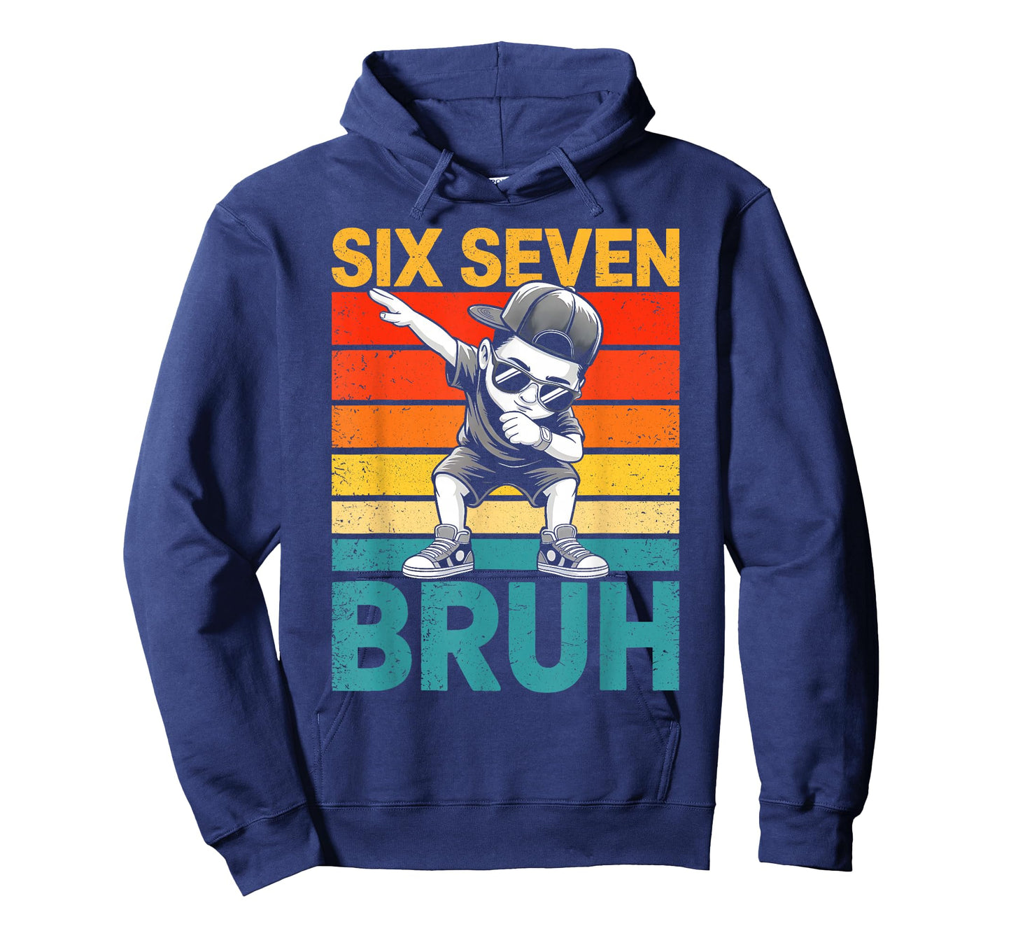 67 Meme Gen Alpha Slang 6 7 Six Seven Bruh Dabbing Boys Kids T-Shirt