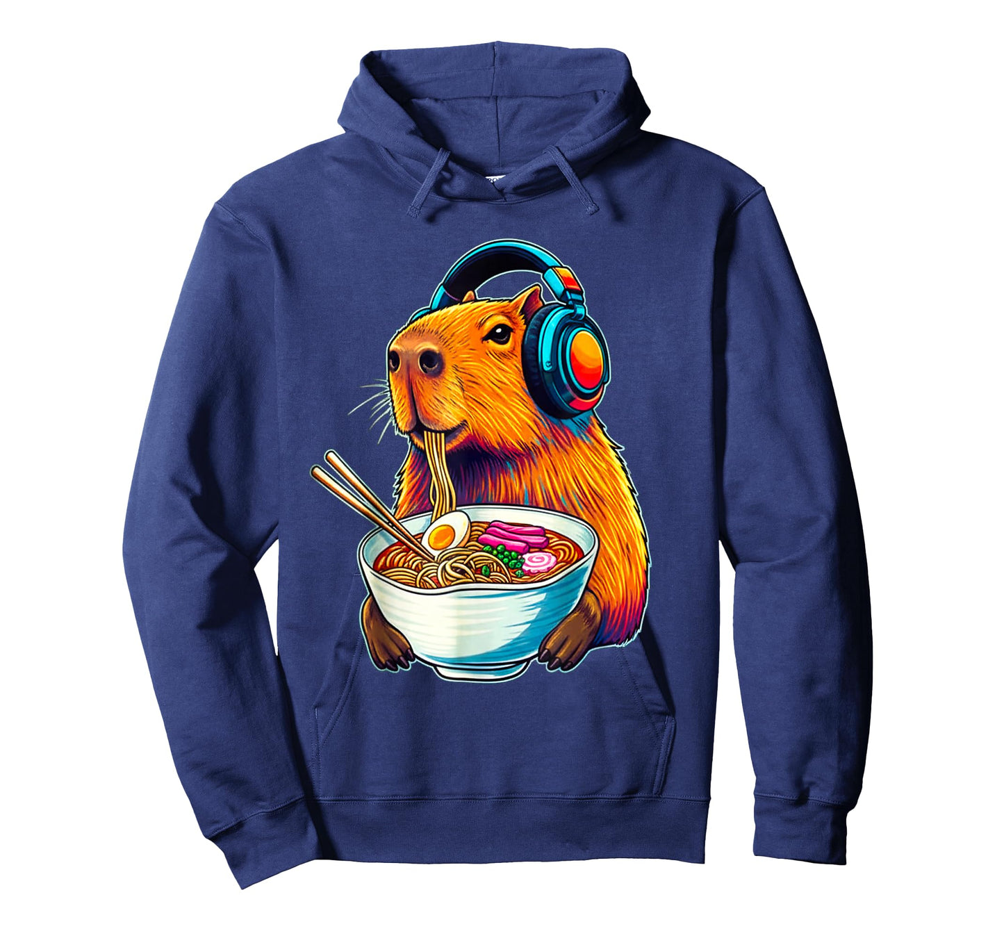 Capybara Ramen Japanese Funny Graphic Tee Kawaii Anime Gifts T-Shirt