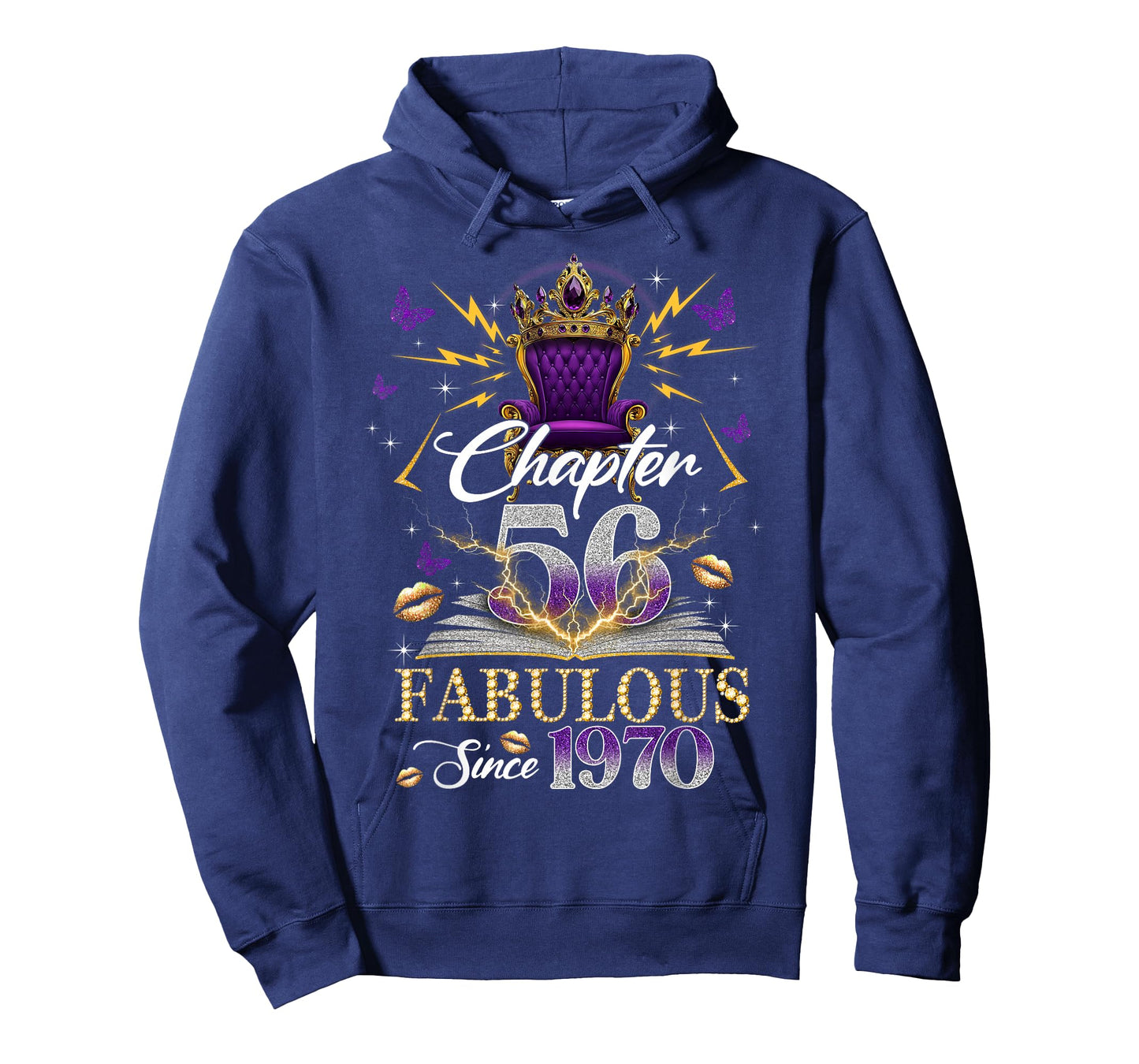 Chapter 56 Fabulous Since 1970 56th Birthday Women Girls T-Shirt