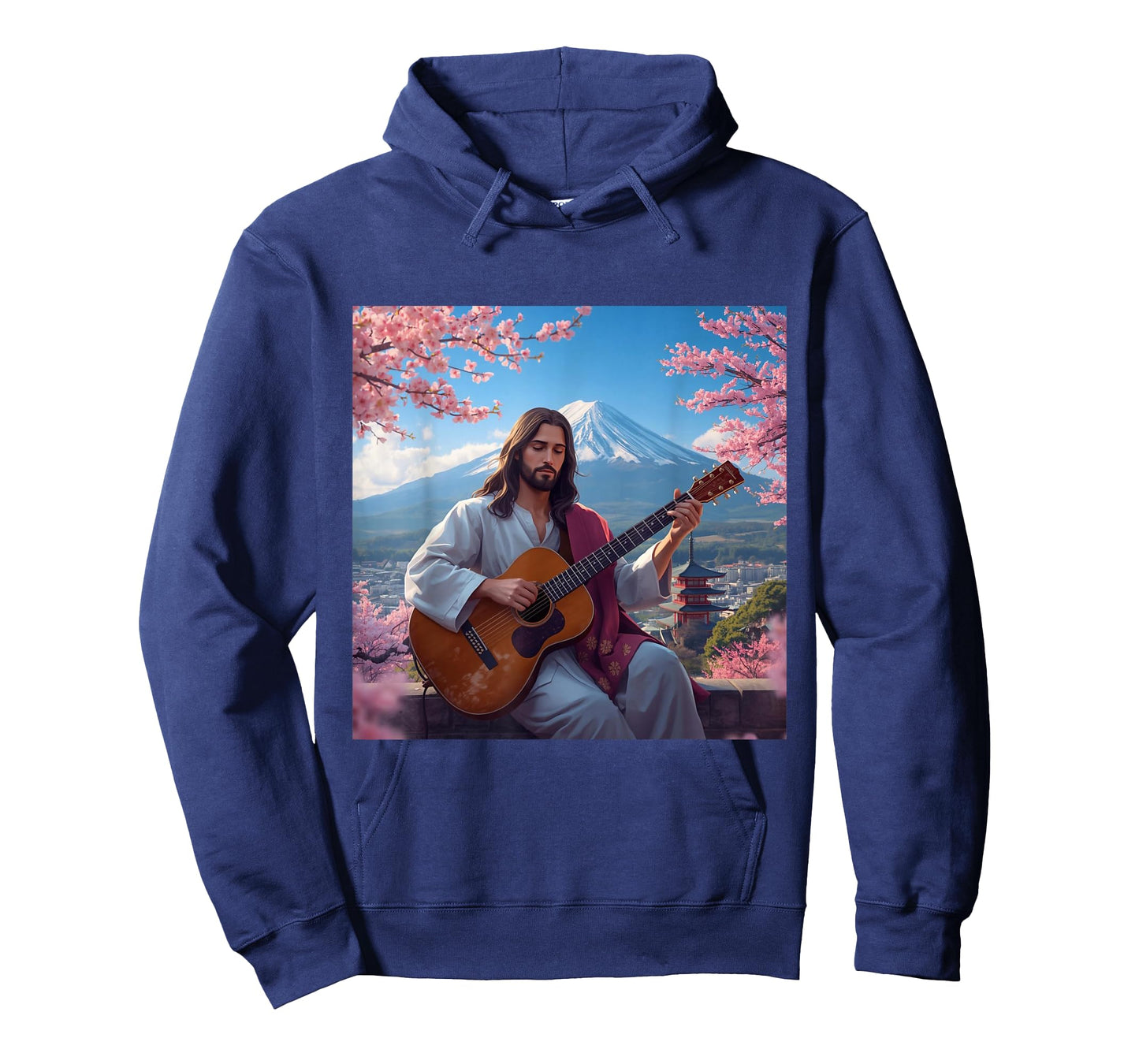 Japan Style Jesus Playing Guitar T-Shirt