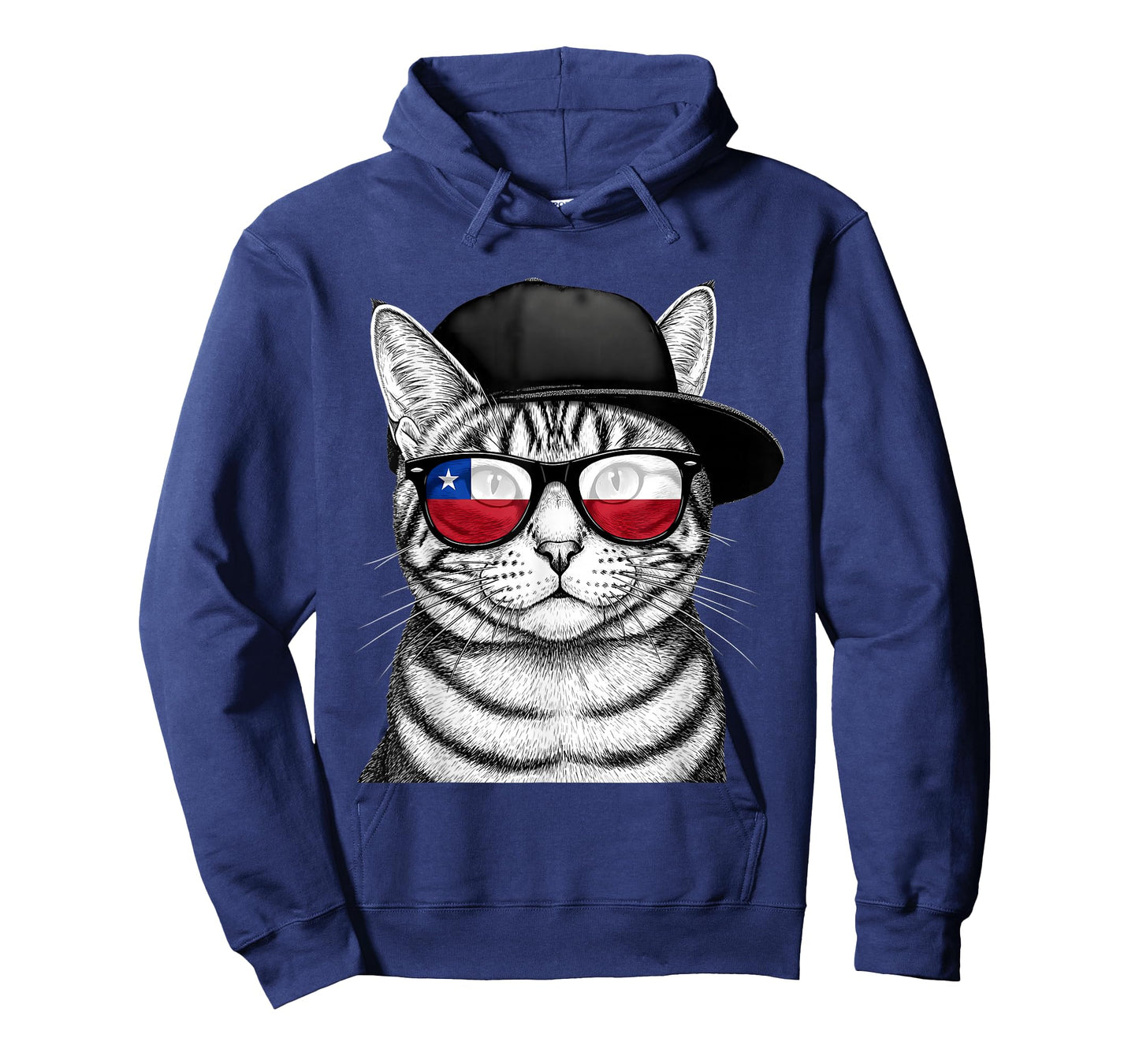 Chile Flag Cat Chilean Pride Chilean Roots Chilean Flag T-Shirt
