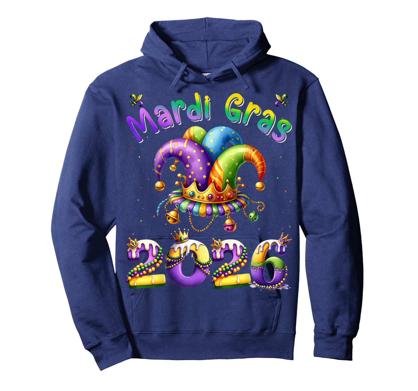 Mardi Gras 2026 Jester Outfit Kids Girls Boys Men Women T-Shirt