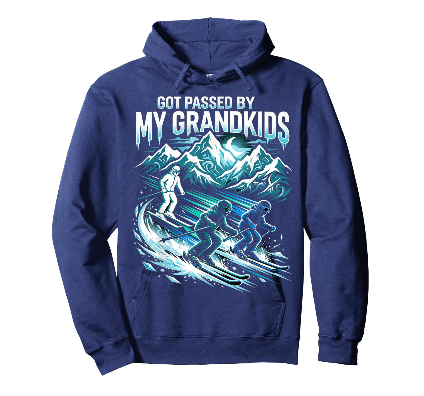 Got Passed by My Grandkids Skiing Family Winter Sports Fun T-Shirt