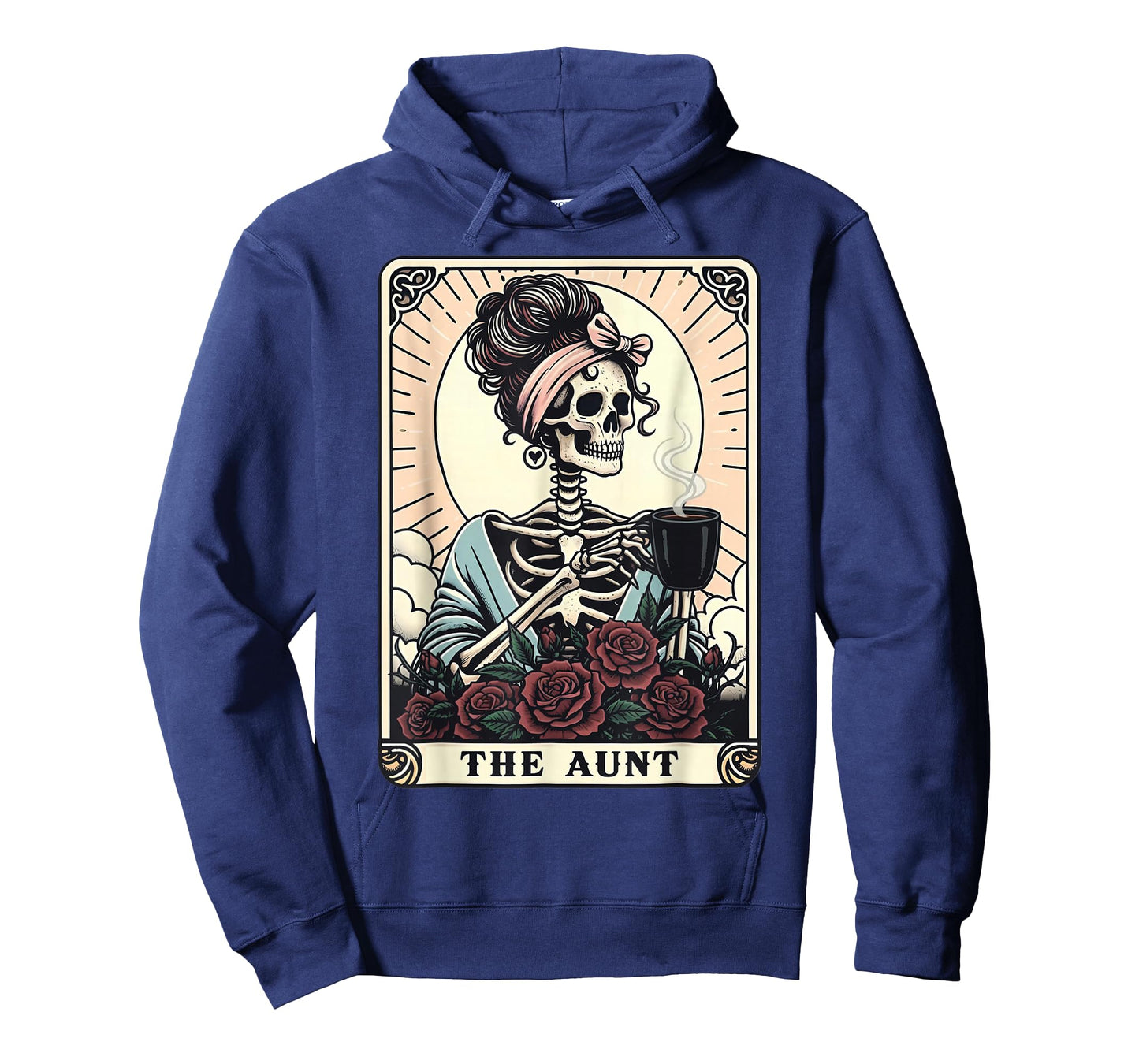 Women Skeleton Auntie Coffee T-Shirt
