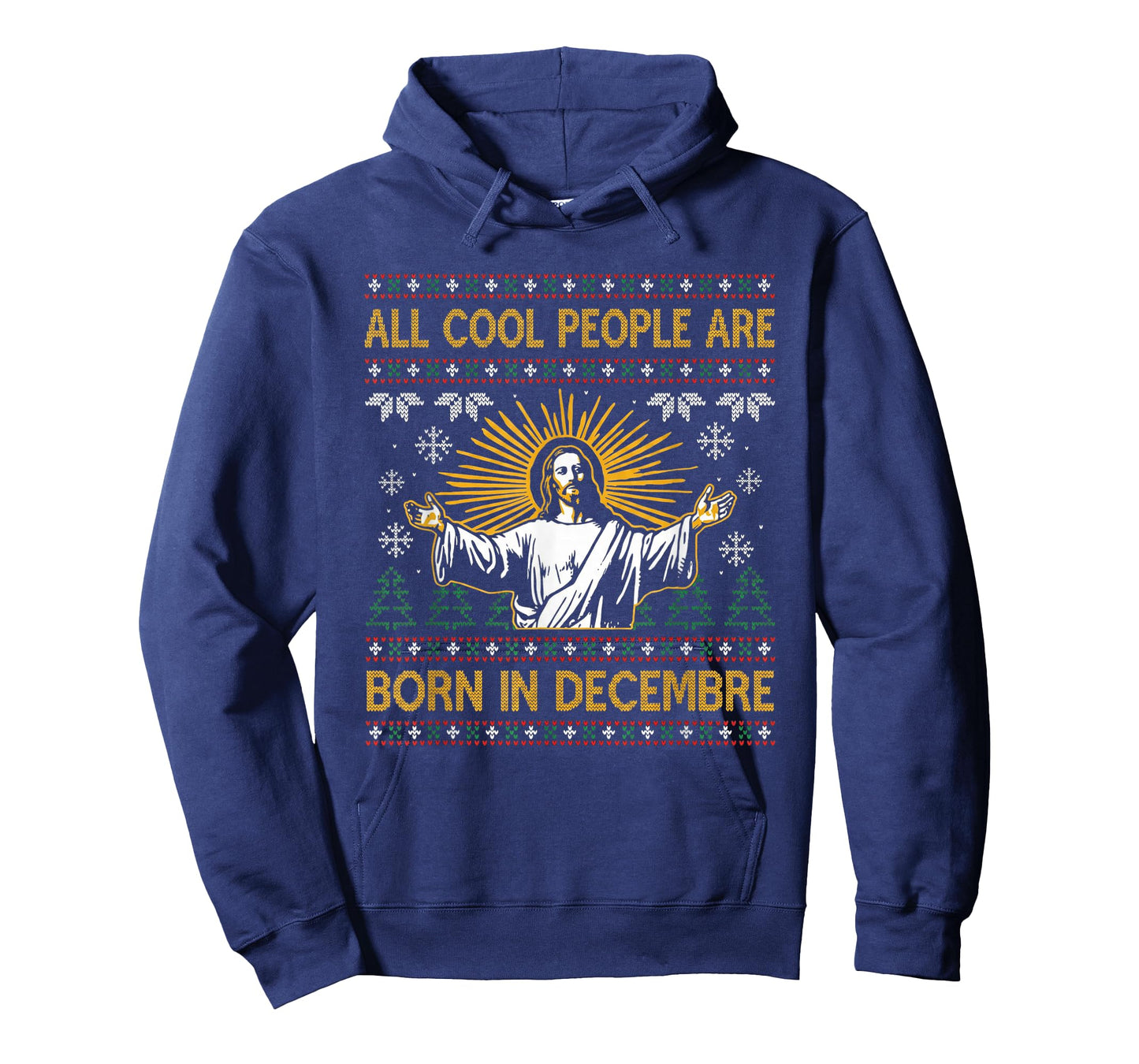 All Cool People are Born in December Christmas Ugly Sweater T-Shirt
