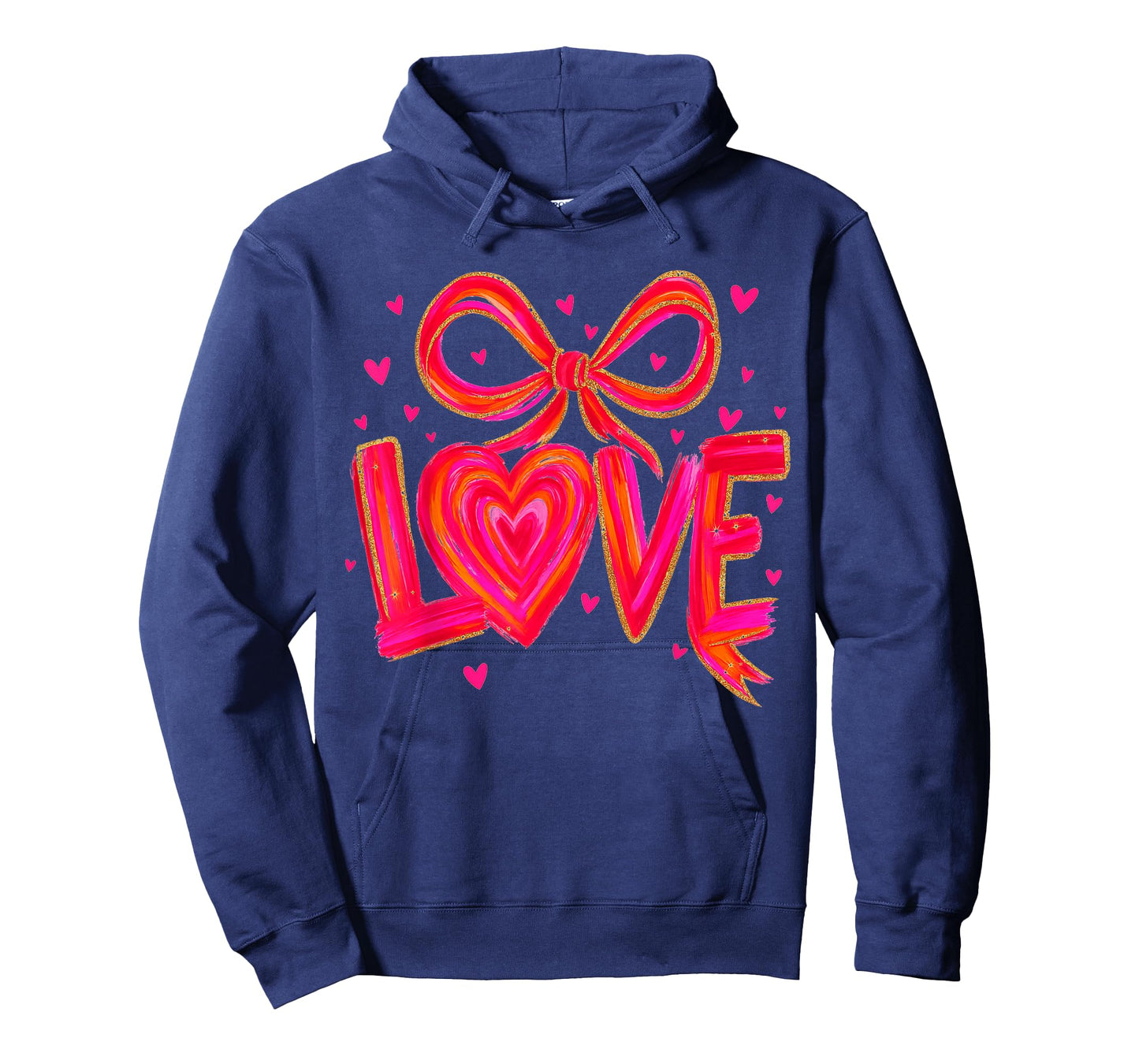 Valentine's Day Love Preppy Coquette Bow XOXO Hearts T-Shirt