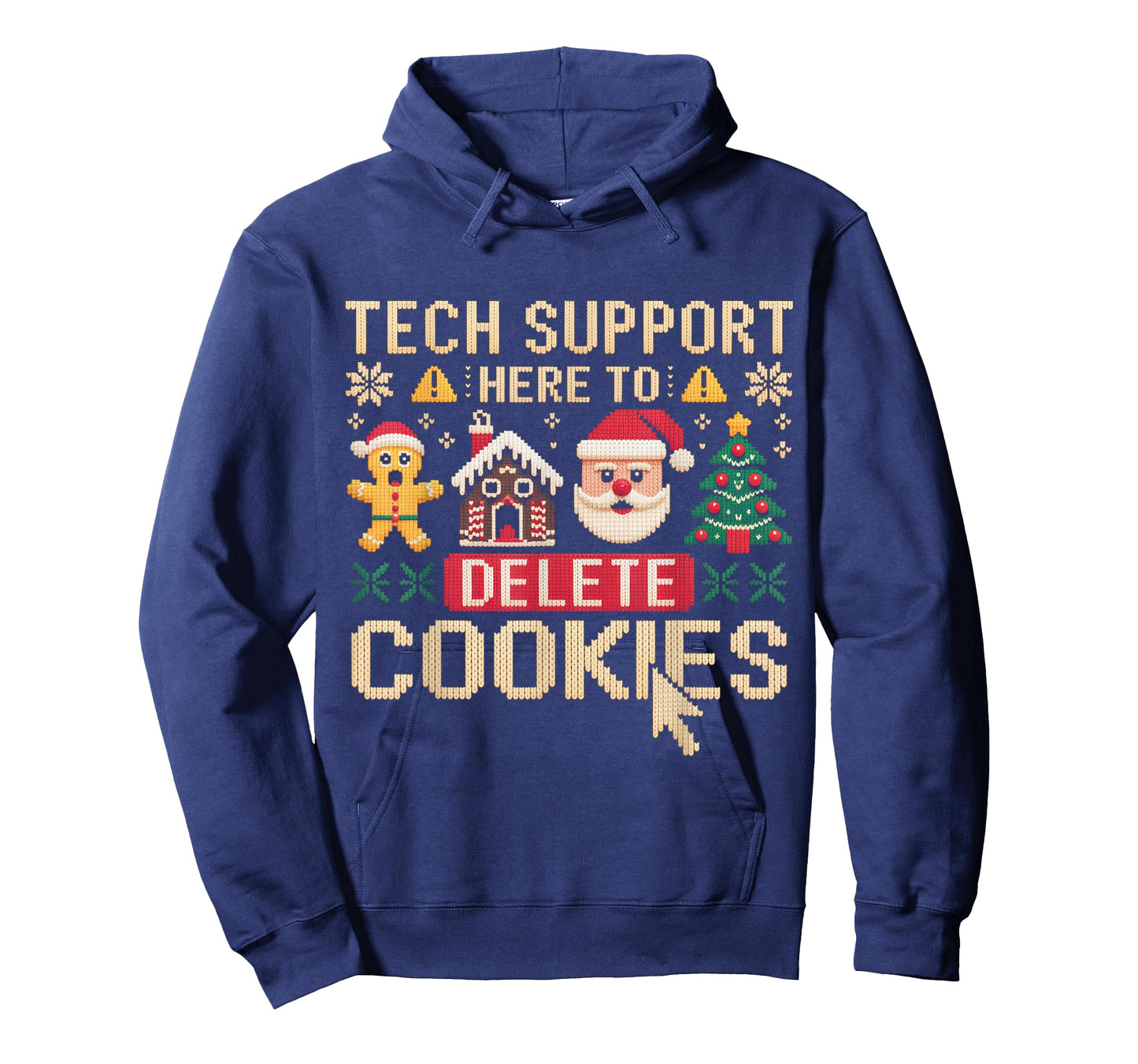 Christmas Tech Support Here to Delete Cookies Xmas Men Women T-Shirt