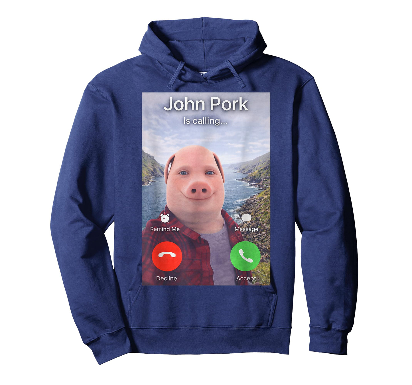 John Pork is Calling Meme Funny Gen Z Brainrot Trending Gag T-Shirt
