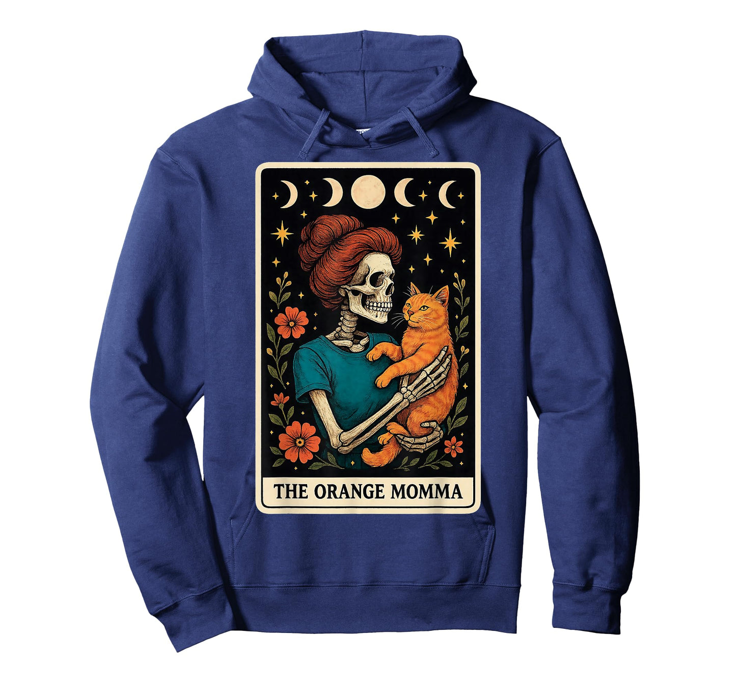 The Orange Momma Cat Mom Orange Cat Mother's Day Tarot Card T-Shirt