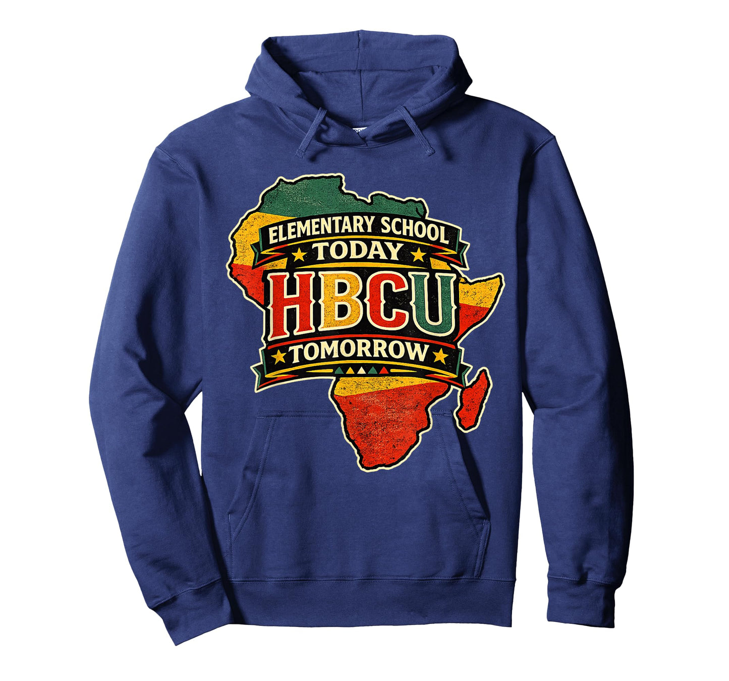Elementary School Today HBCU Tomorrow Africa Map T-Shirt
