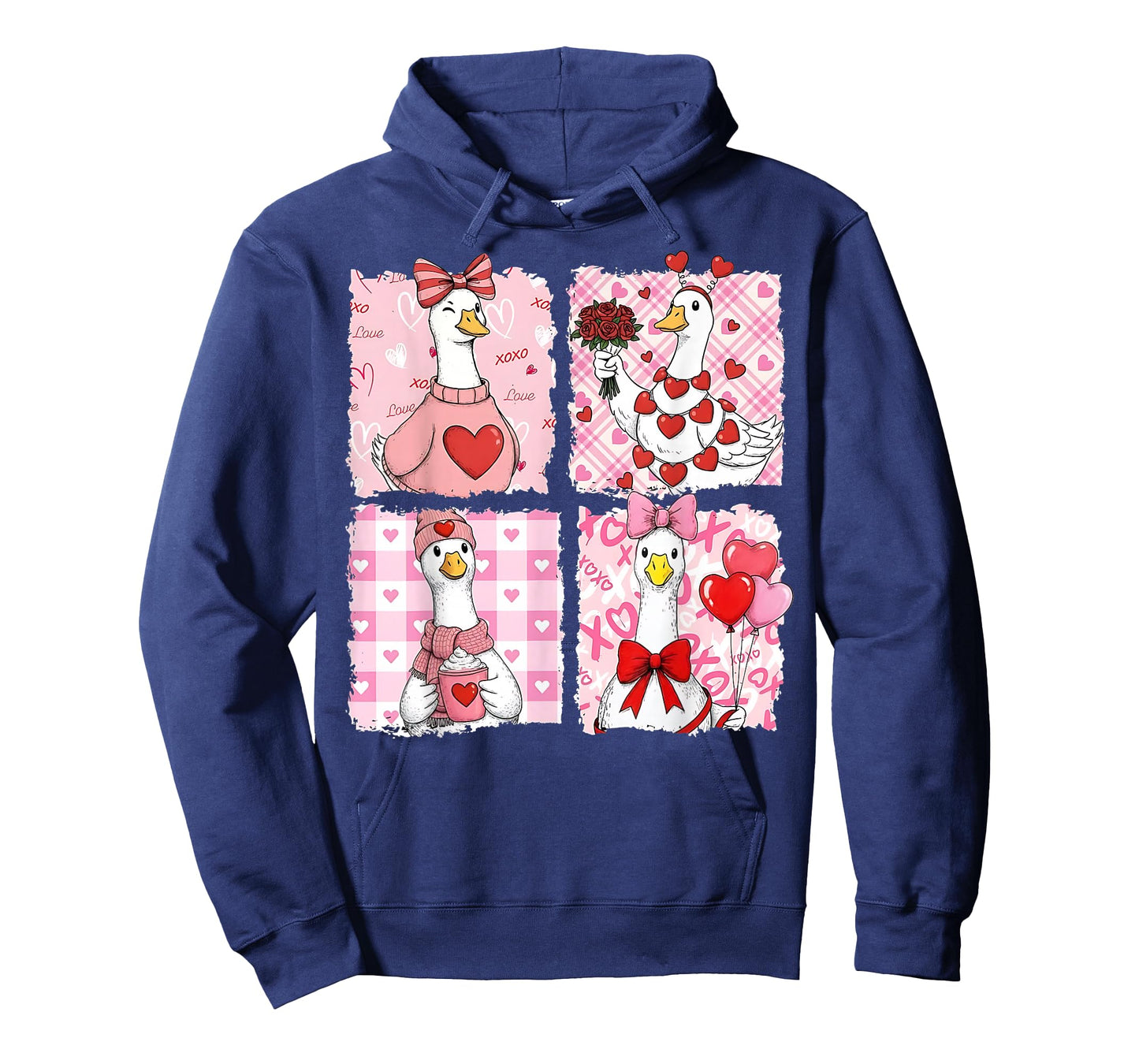 Just A Lovely Goose Cute Goose Valentine's Day T-Shirt