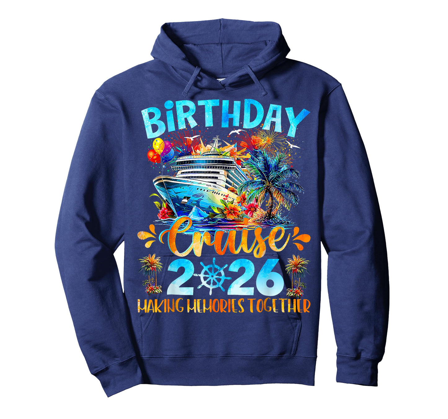 Birthday Cruise 2026 Making Memories Together Family Group T-Shirt