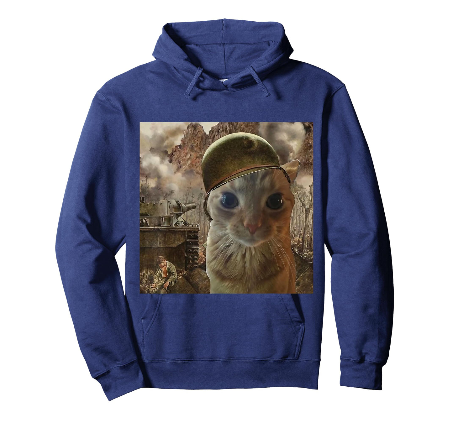 Thousand Yard Stare Cute Cat Funny Meme for Men Women Kids T-Shirt